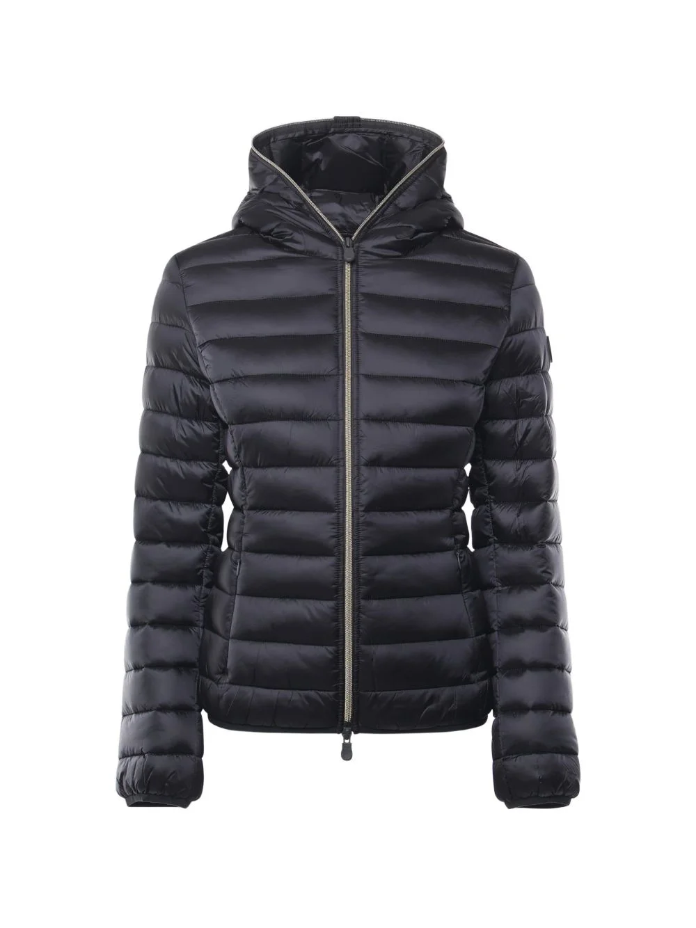 quilted hooded coat - 1