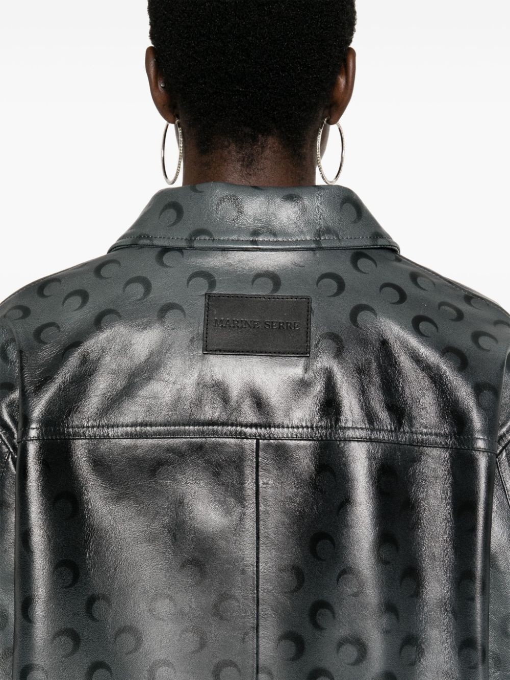 Moon Airbrushed overshirt - 5