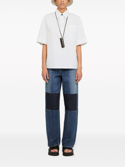 Jil Sander straight-leg cotton trousers outlook