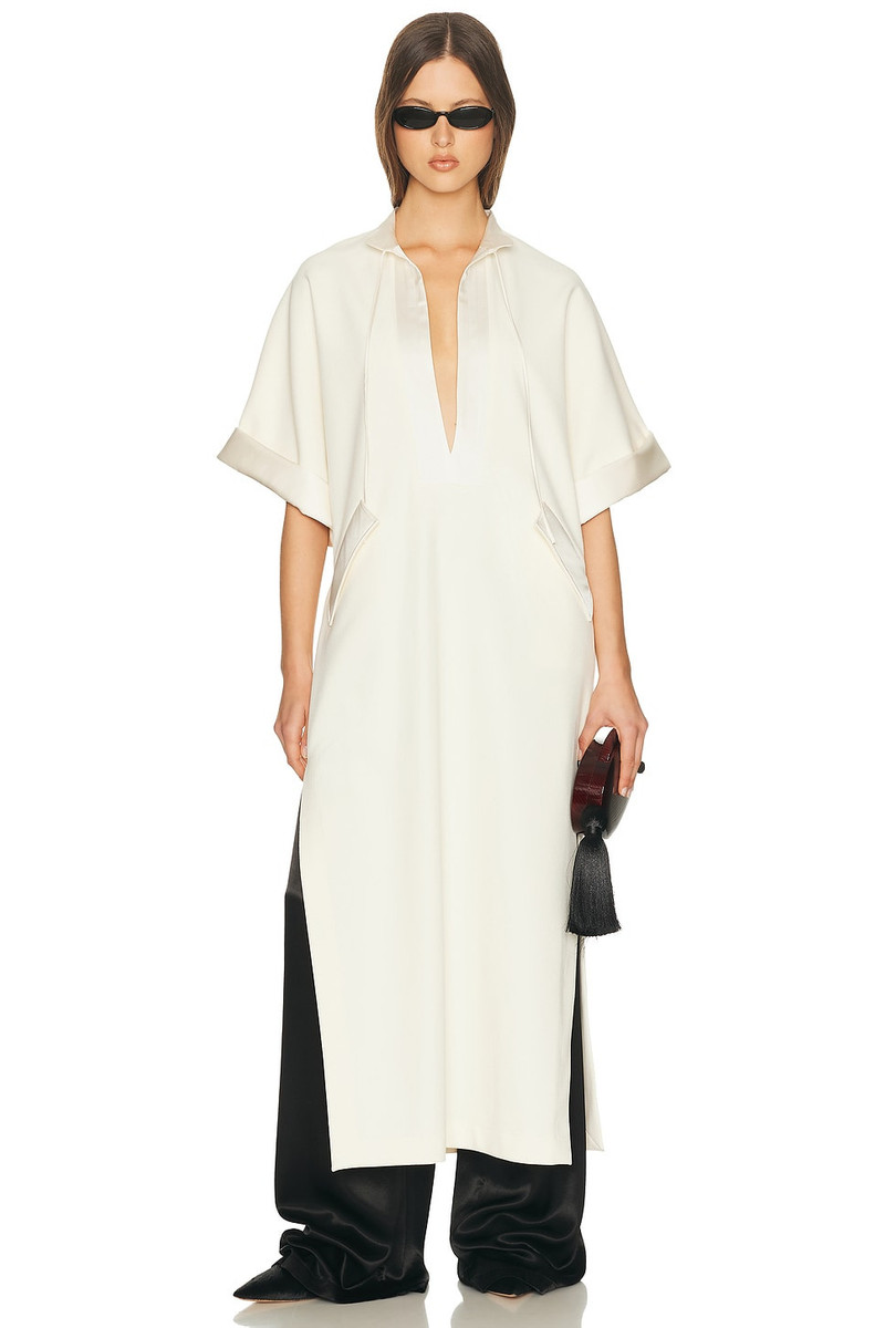 HELSA The Magda Dress in Thick Crepe outlook