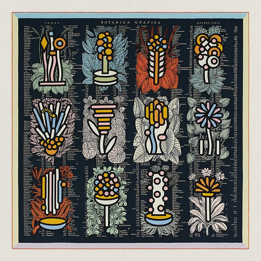 Botanica Grafica shawl 140 - 1
