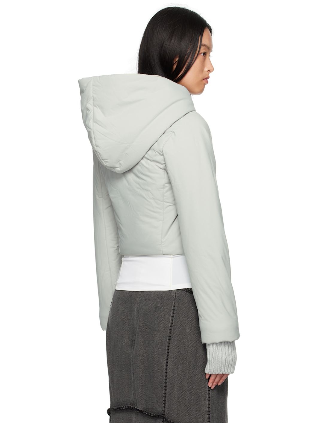 Gray Padded Jacket - 3