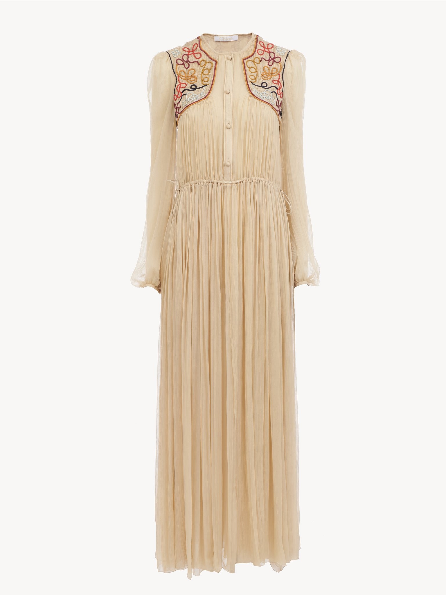 EMBROIDERED SHIRT DRESS - 4