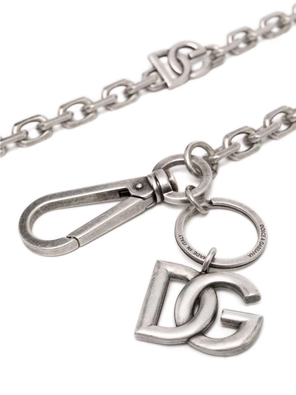 DG logo charm clip-on chain - 2