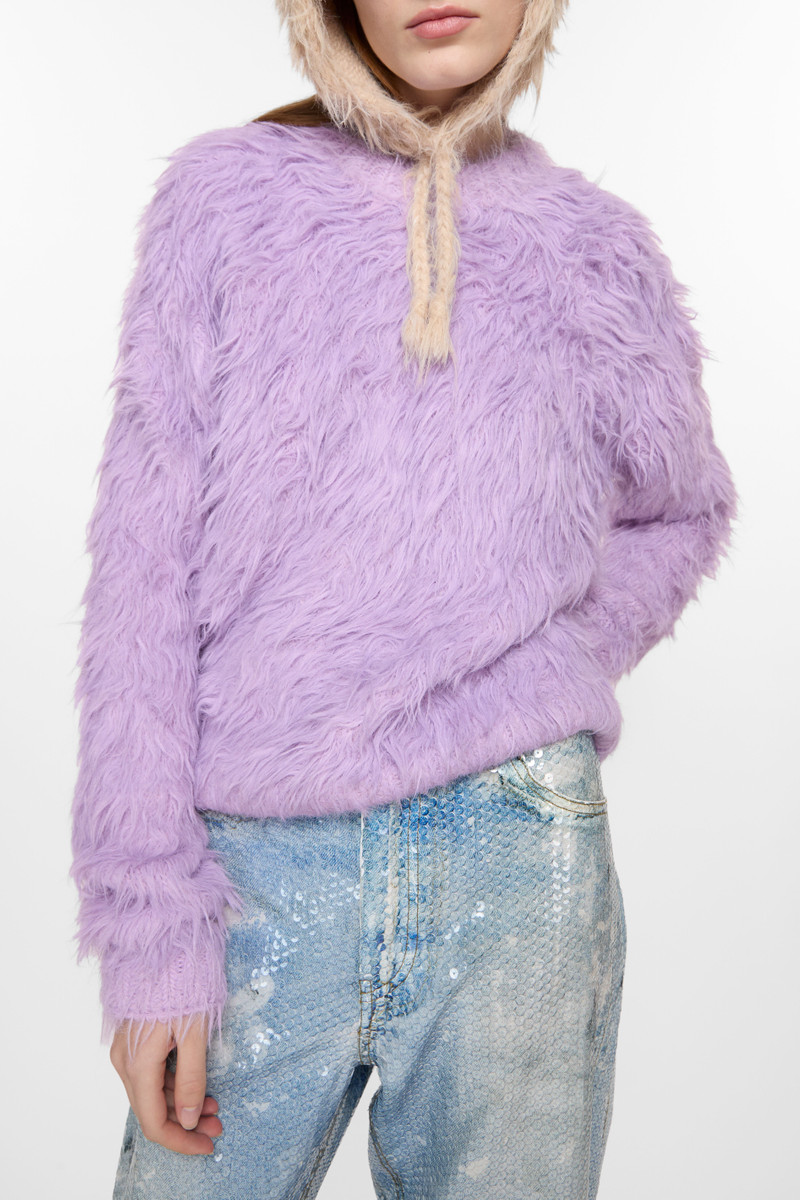 Jumper textured - Purple 4