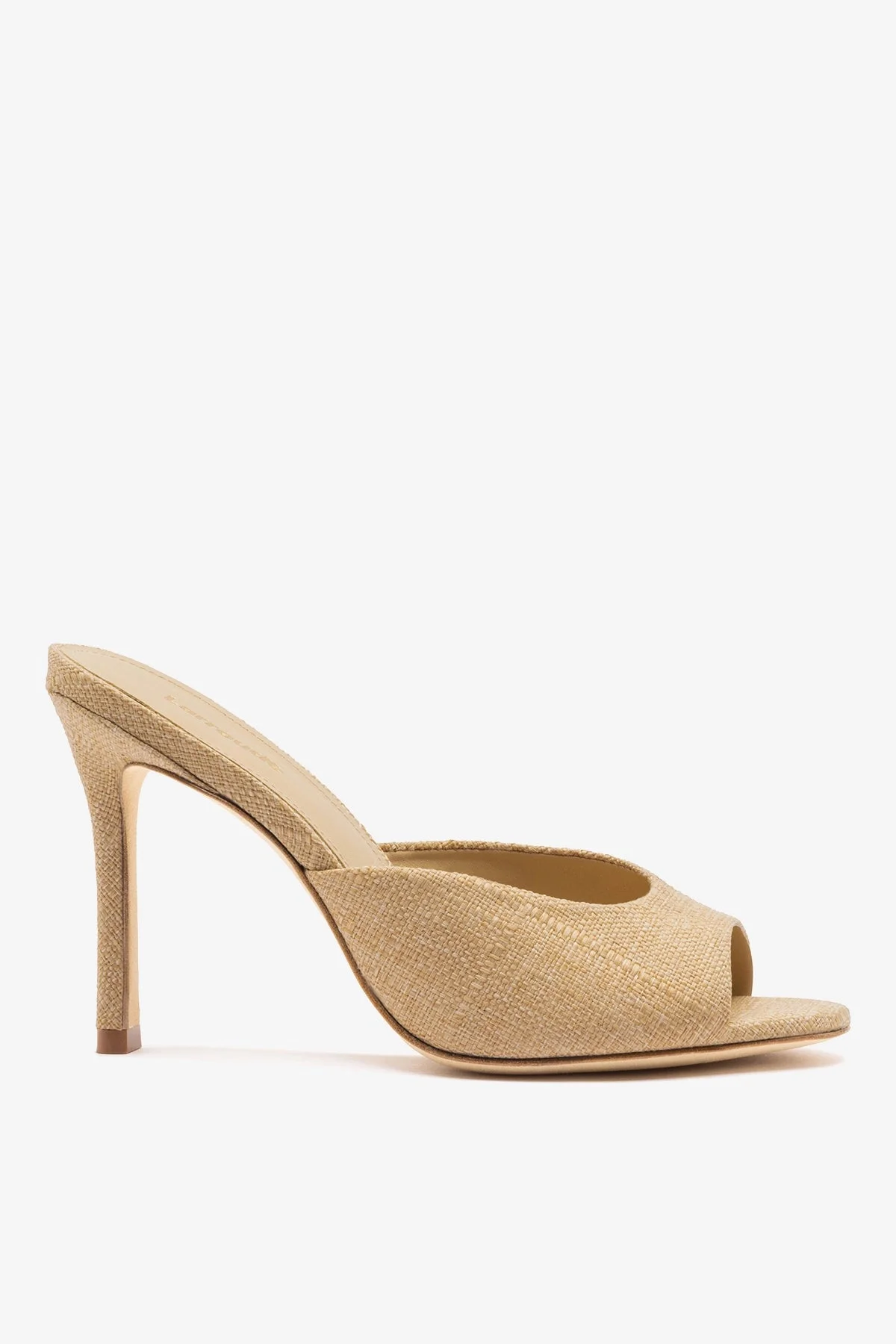 Jasmine Hi Mule Beige Raffia - 1