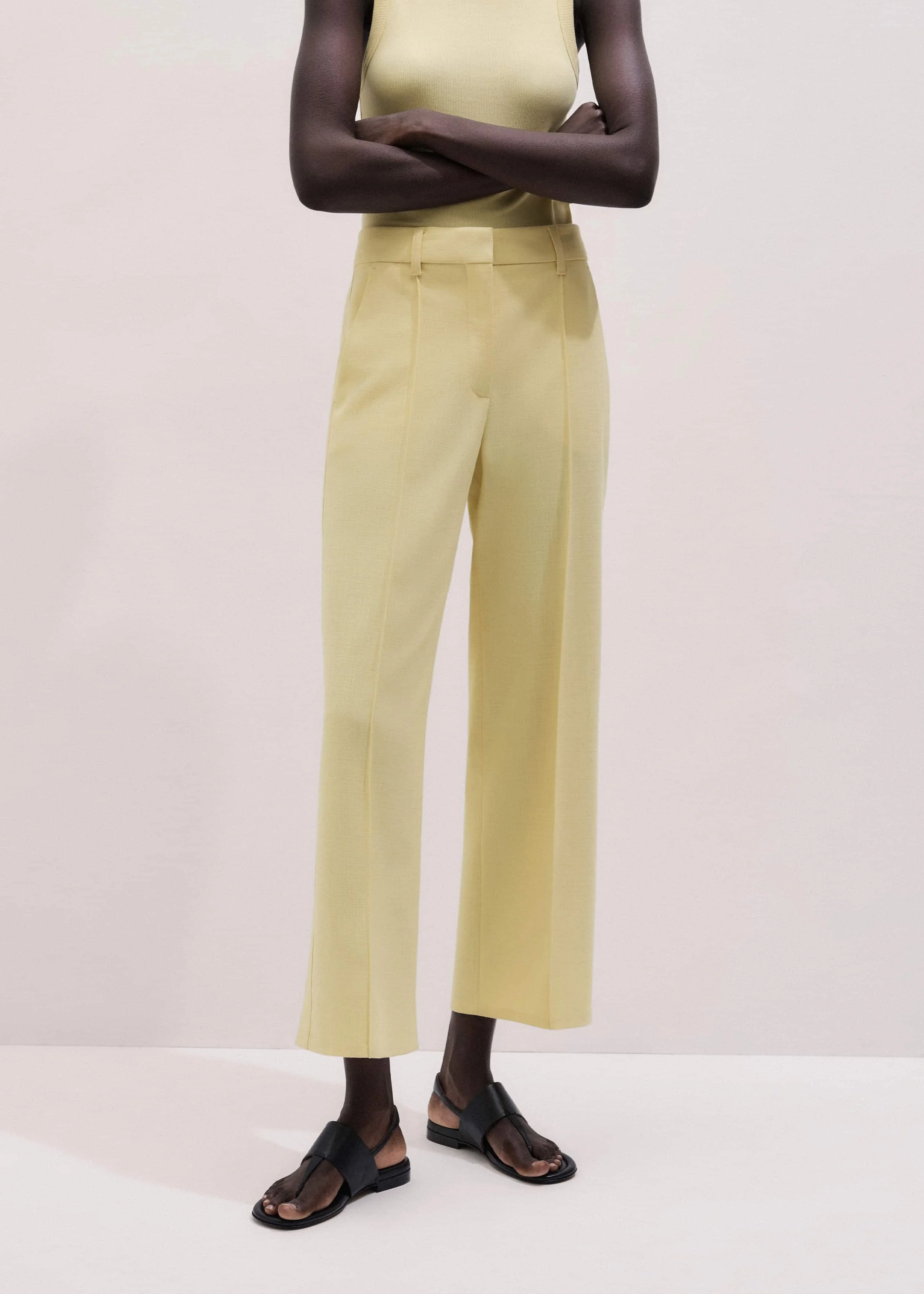 Straight Crop Trouser - 1