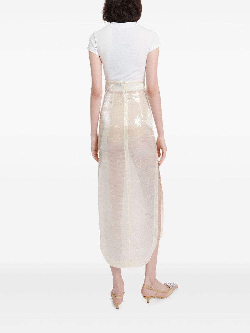 sequined slit skirt 4