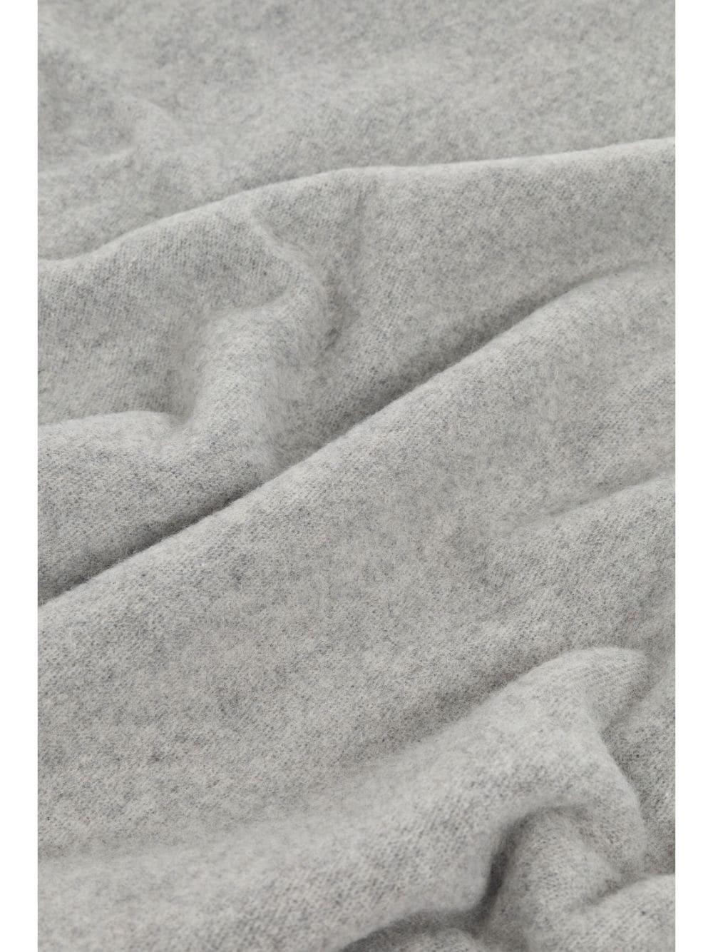 logo fringe-detailing scarf - 3