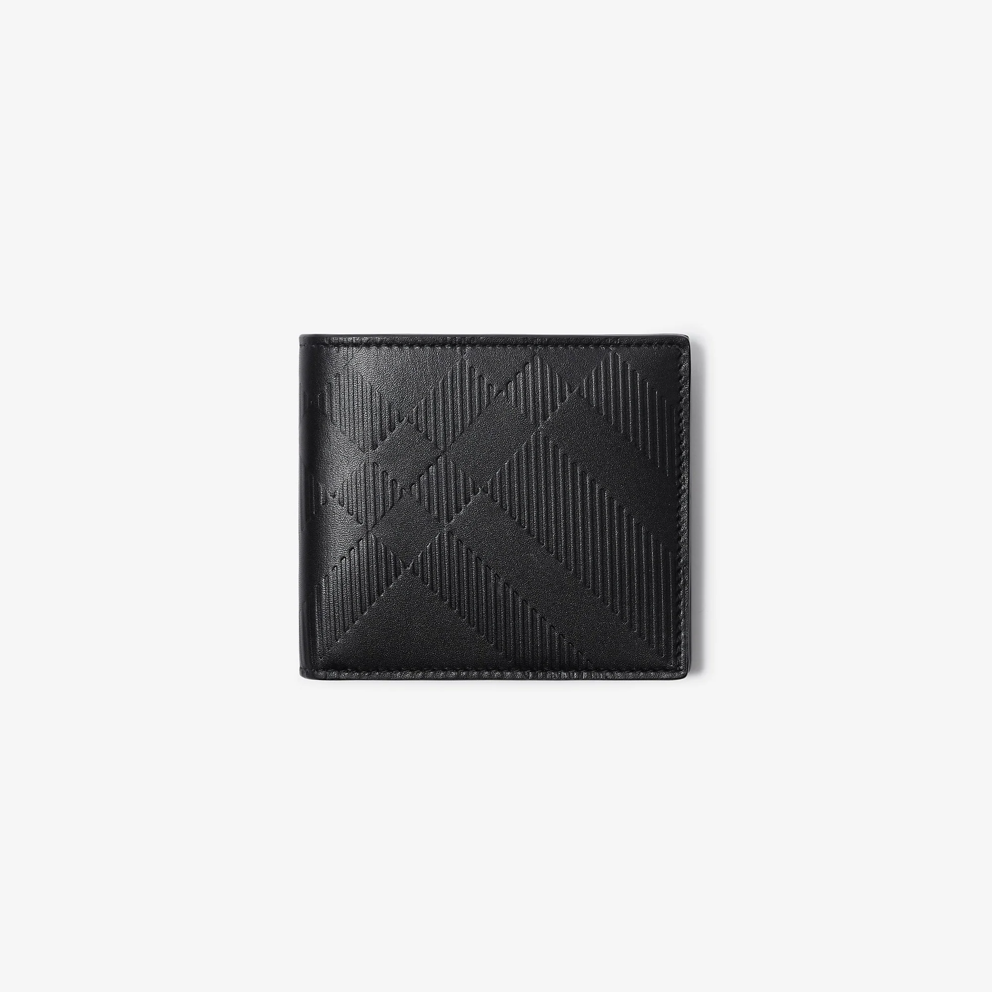Embossed Check Bifold Wallet - 1