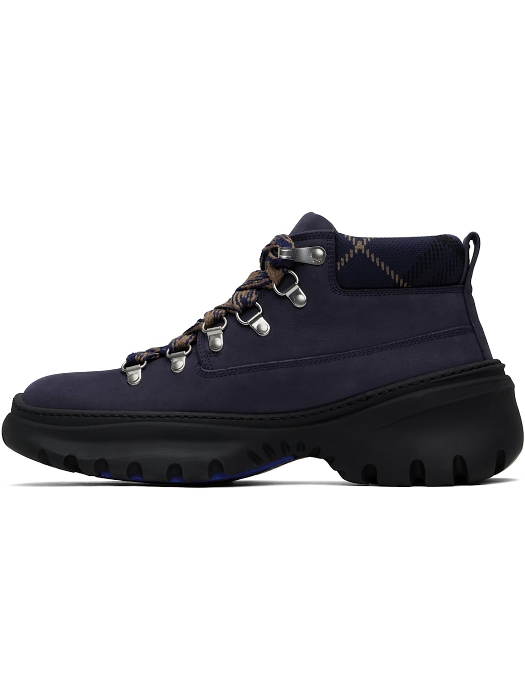 Navy Nubuck Scoot Hike Boots - 3