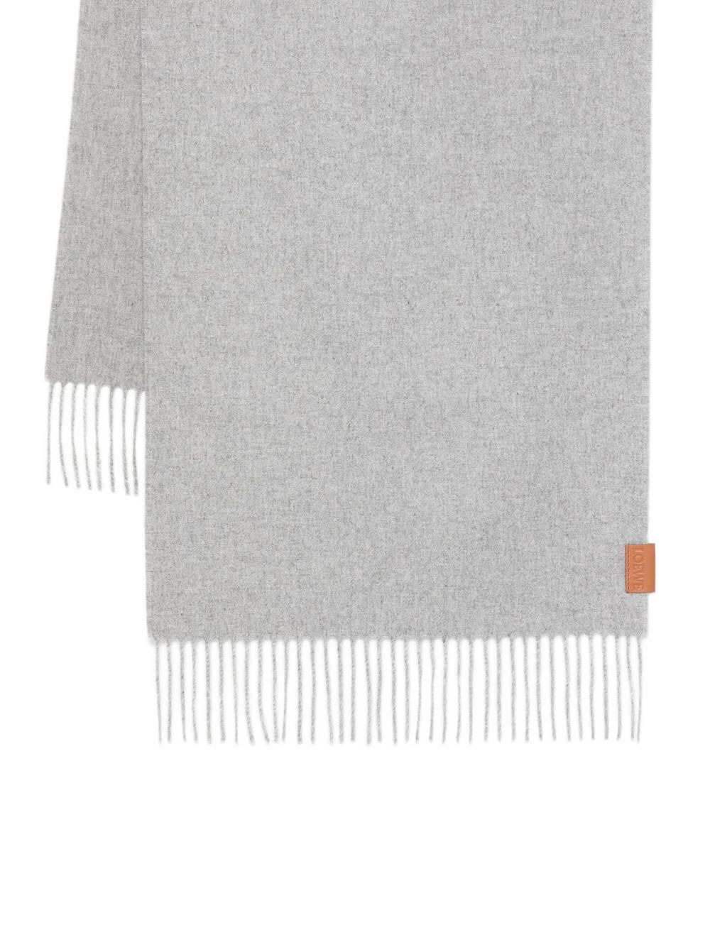fringed-edges cashmere scarf - 2