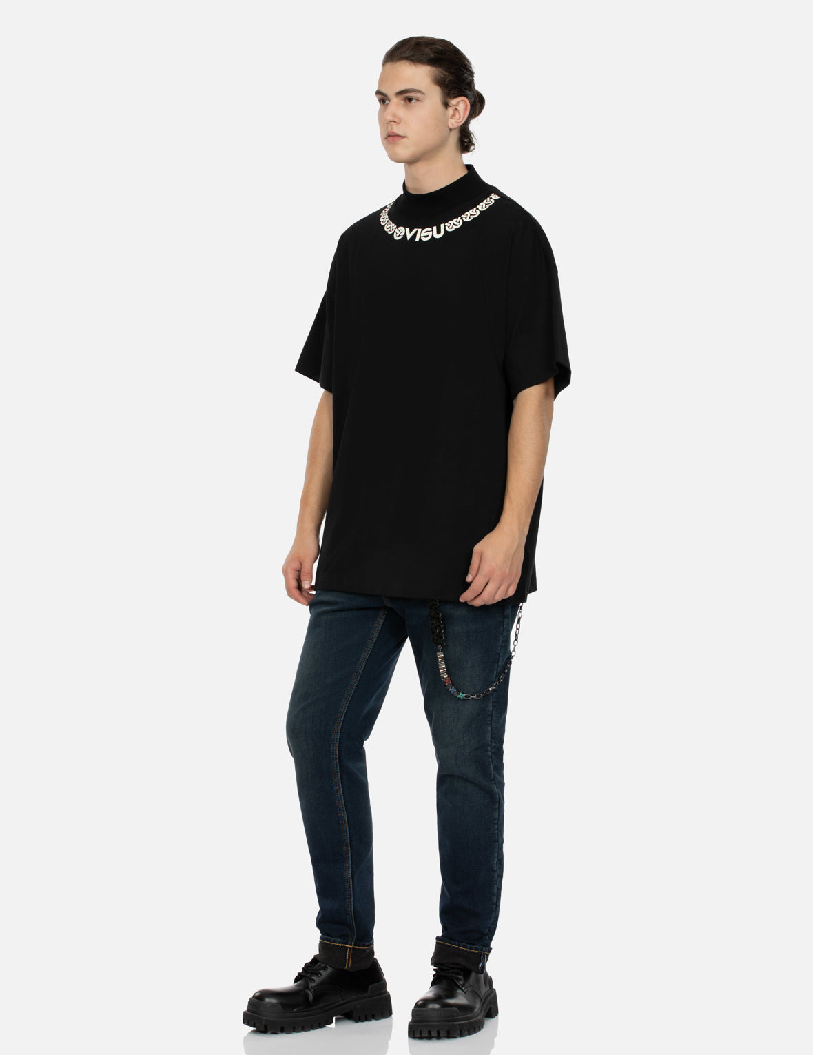 WHEEL OF WISDOM PRINT RELAX FIT T-SHIRT - 3