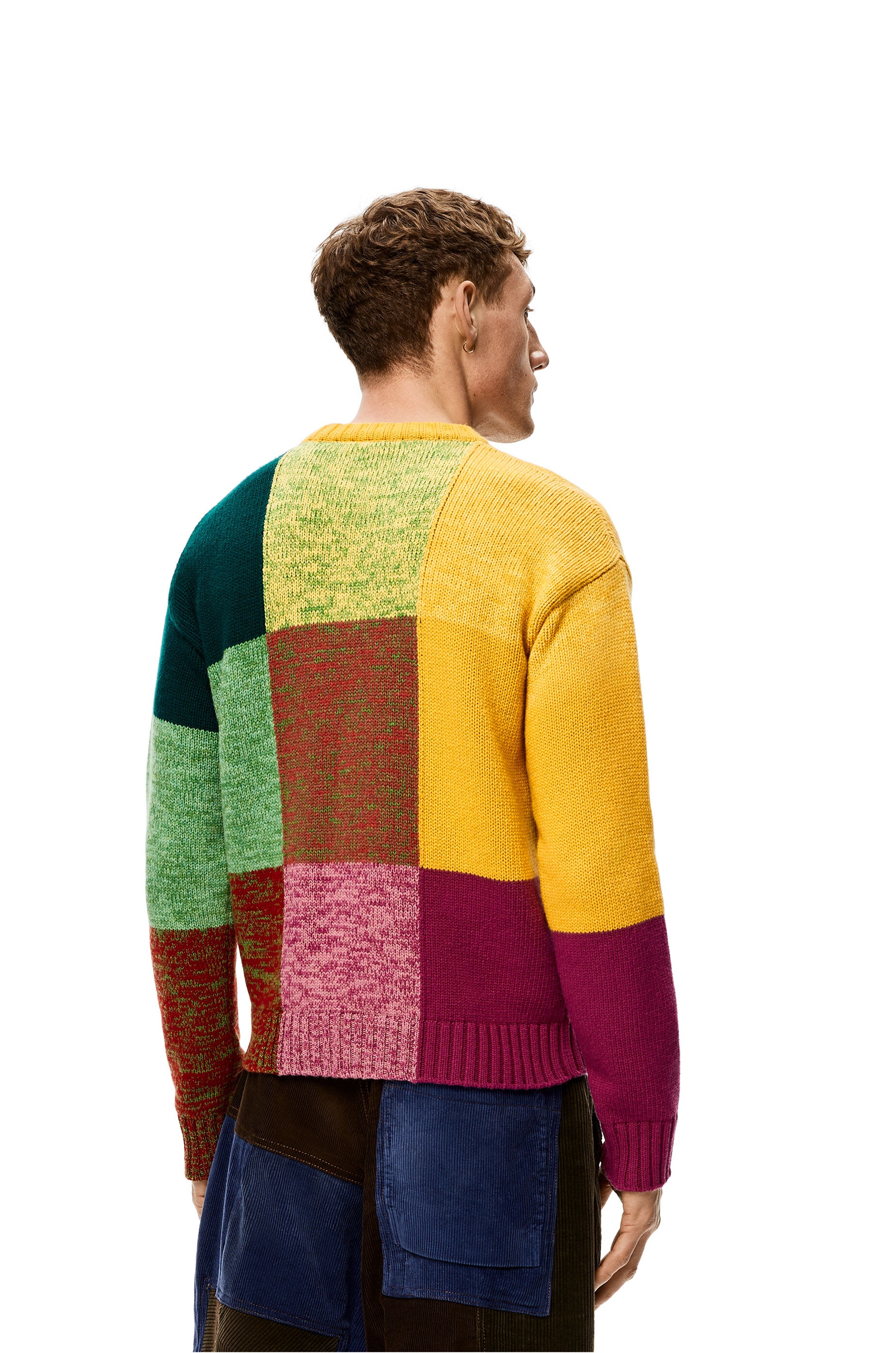 Colourblock sweater in wool - 4