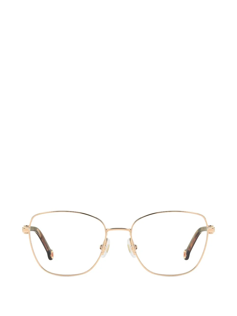 geometric-frame glasses - 1