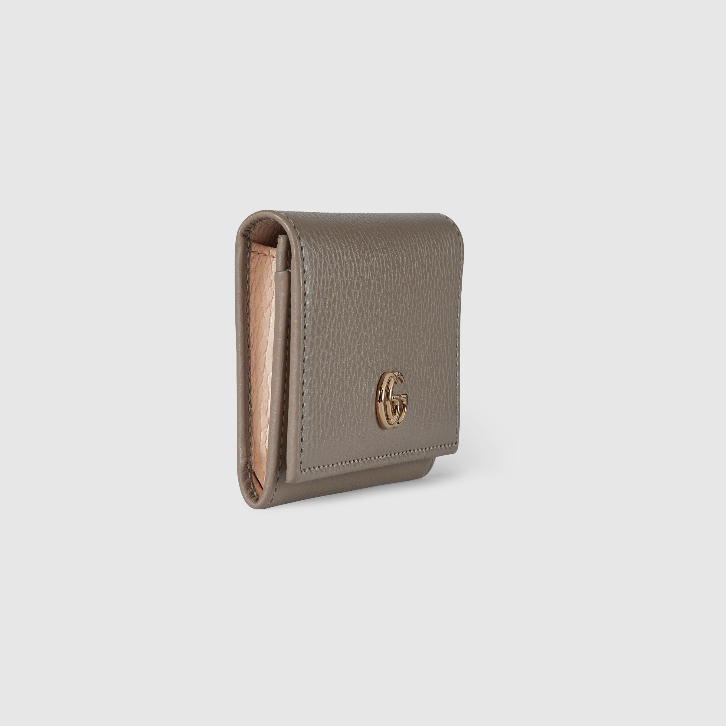 GG Marmont pink interior card case - 3