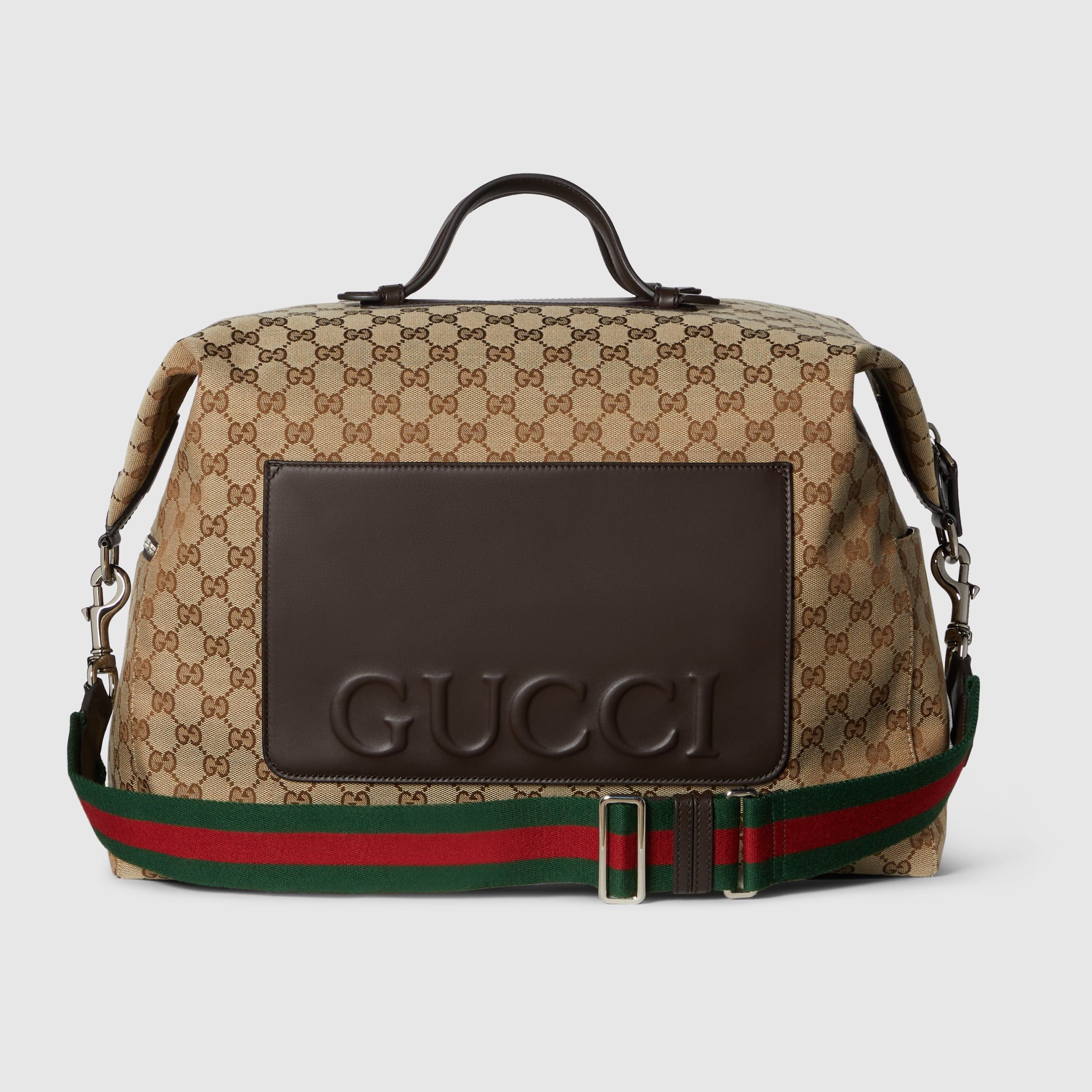 Medium GG duffle bag with Web - 5