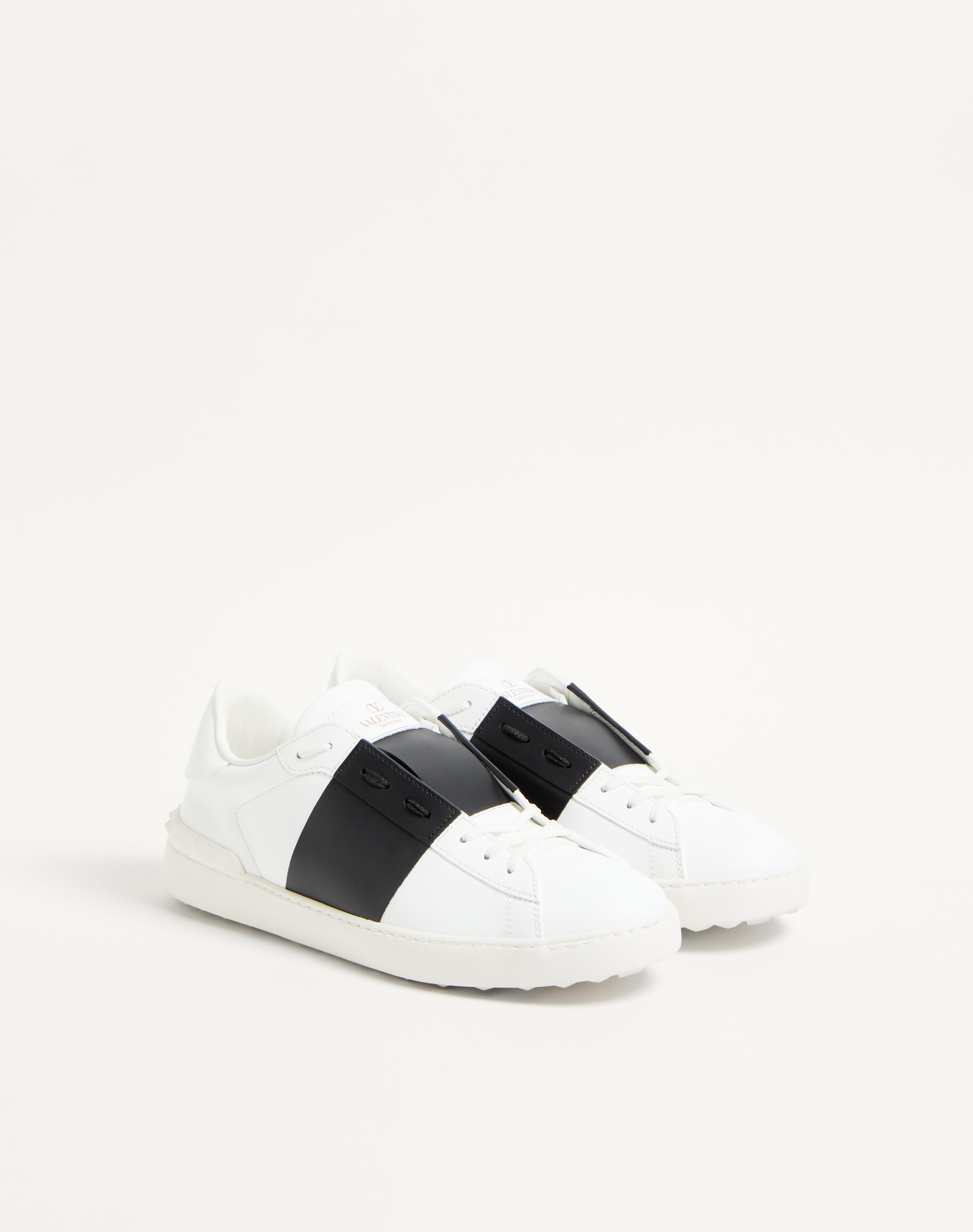 CALFSKIN OPEN SNEAKER - 3