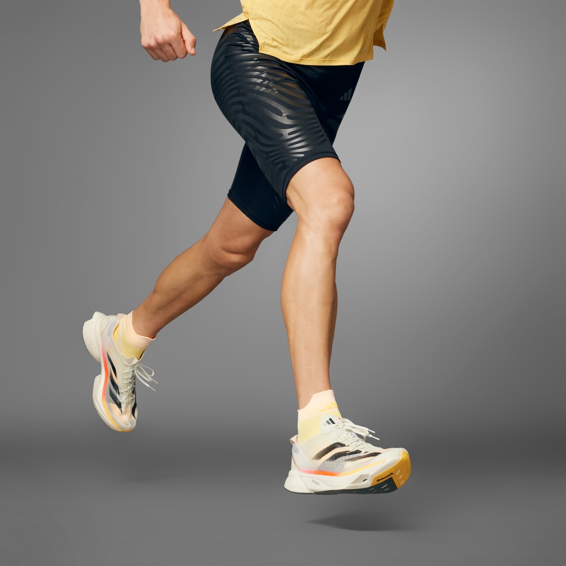 ADIZERO control running ショーツ J/M Adidas Adizero Control Running Shorts Tights Large L Blue