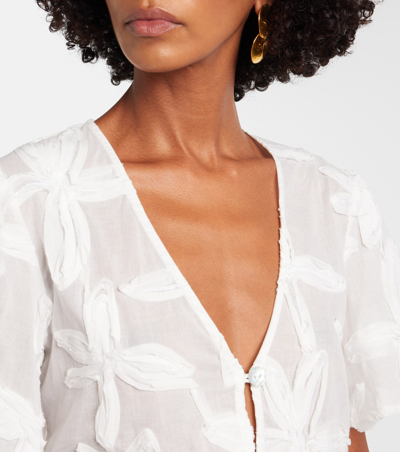 Coast Shell cotton crop top 3