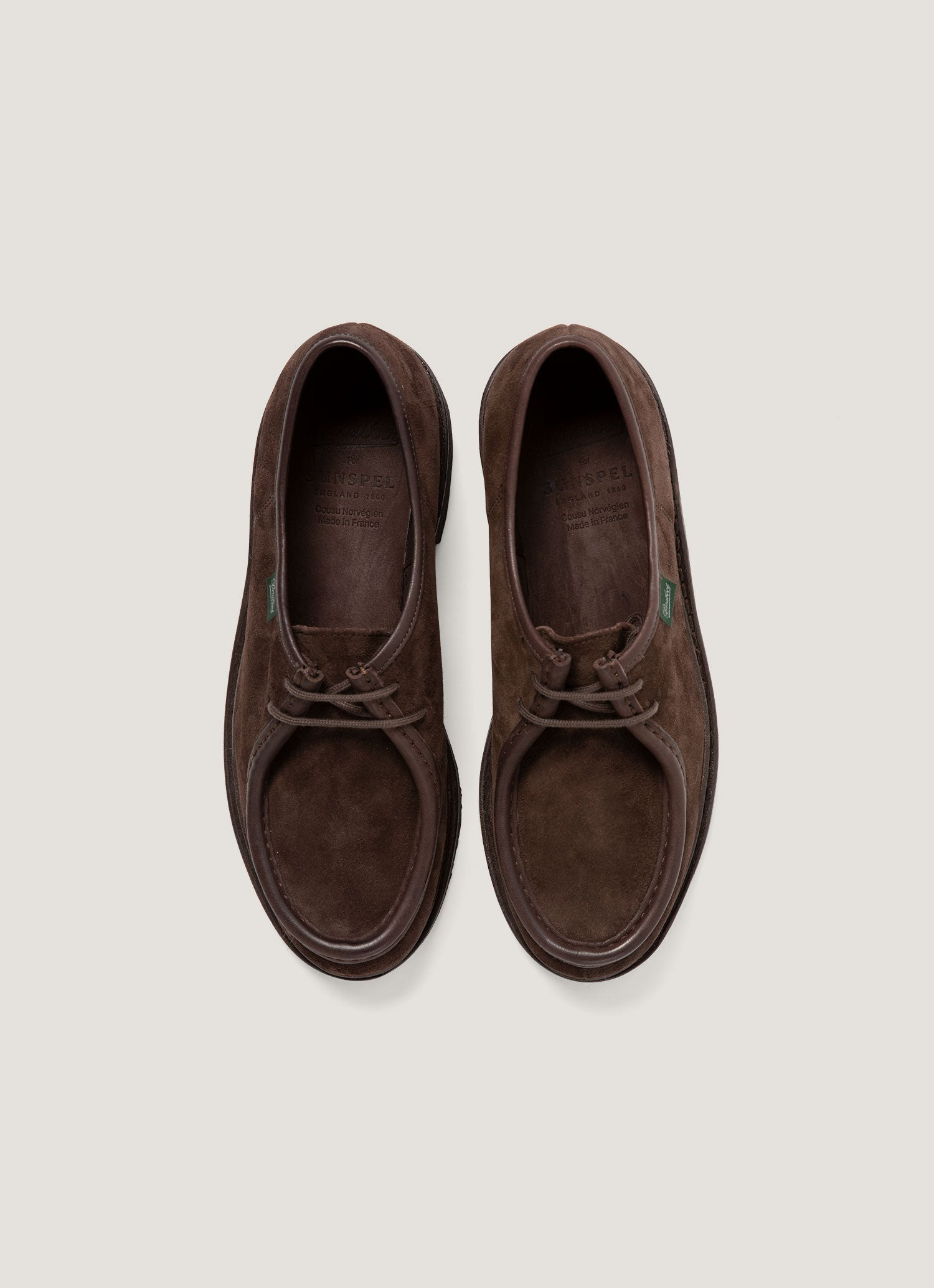 Paraboot x Sunspel Suede Michael Shoe - 4