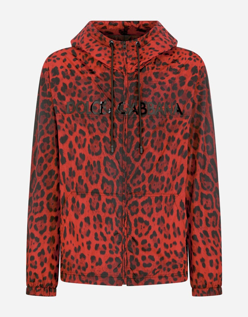Leopard-print nylon jacket 3