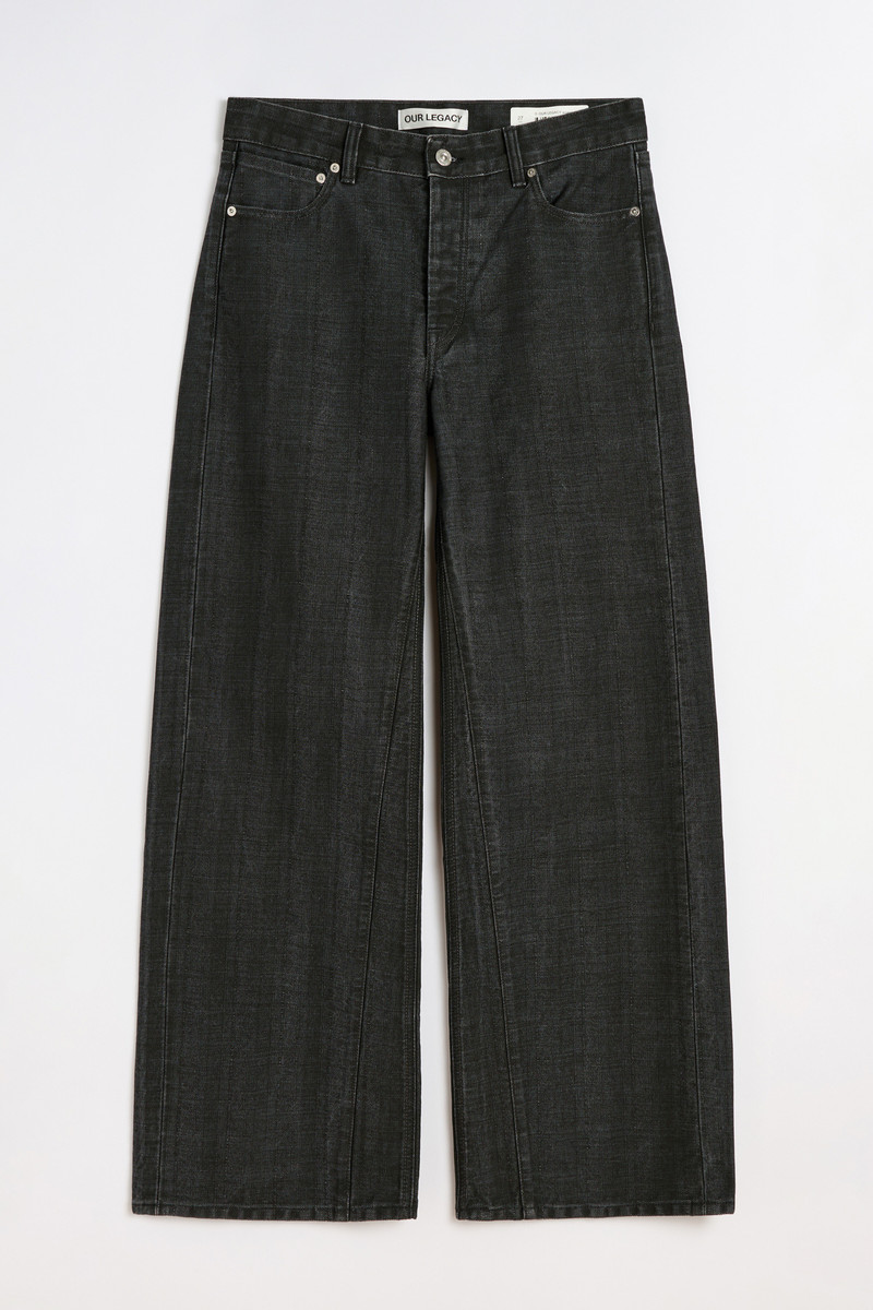 Treble Cut Black Coated Herringbone 1