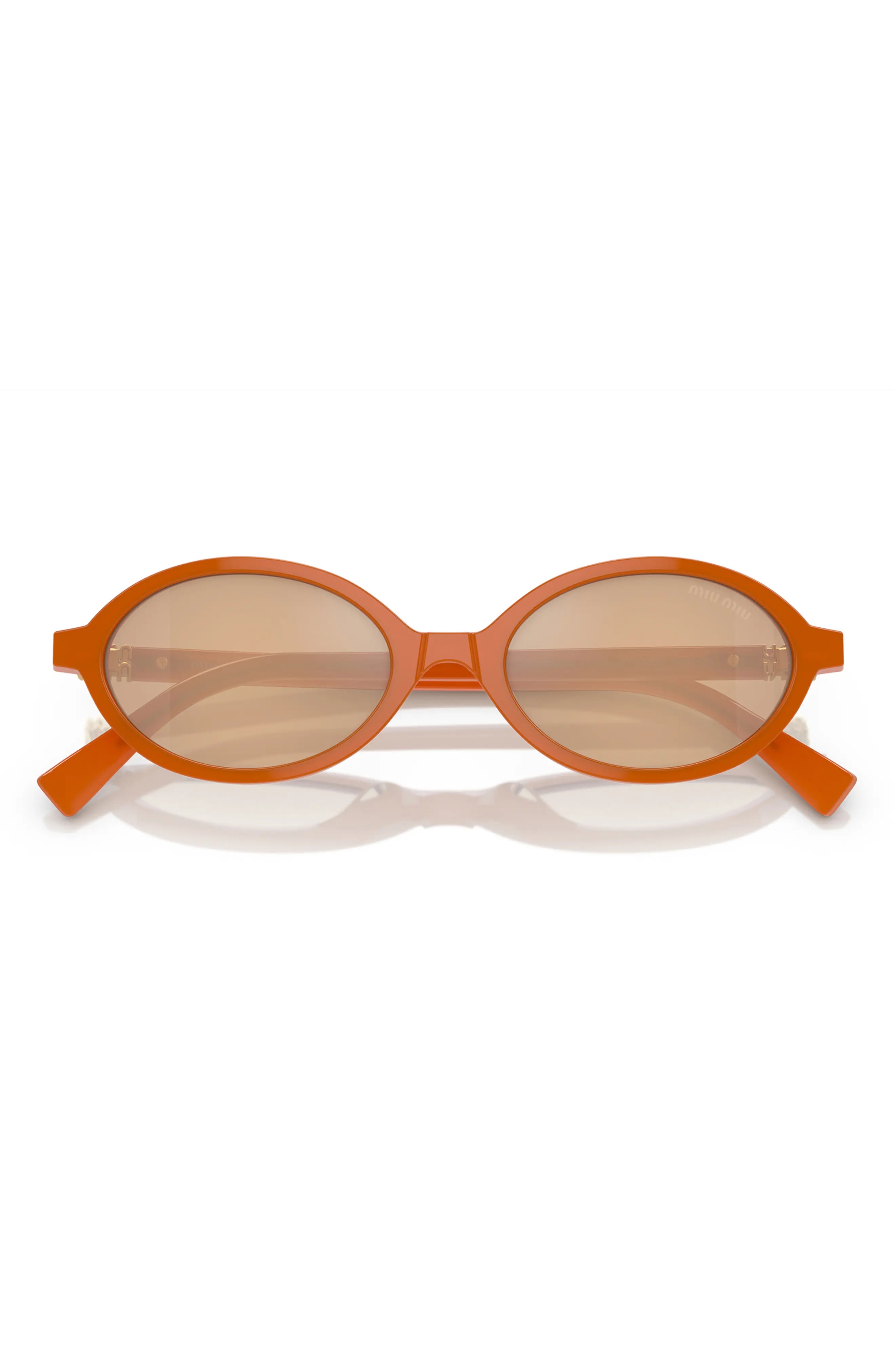 Miu Miu 50mm Oval Sunglasses | REVERSIBLE