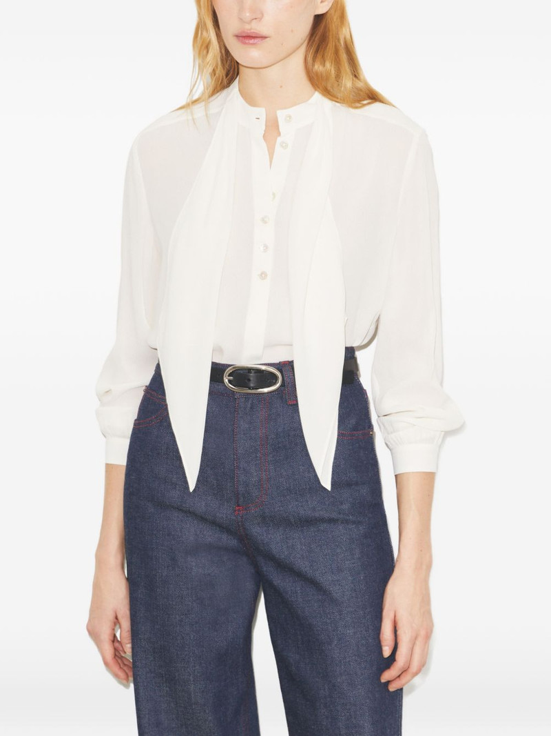 georgette bow blouse 4