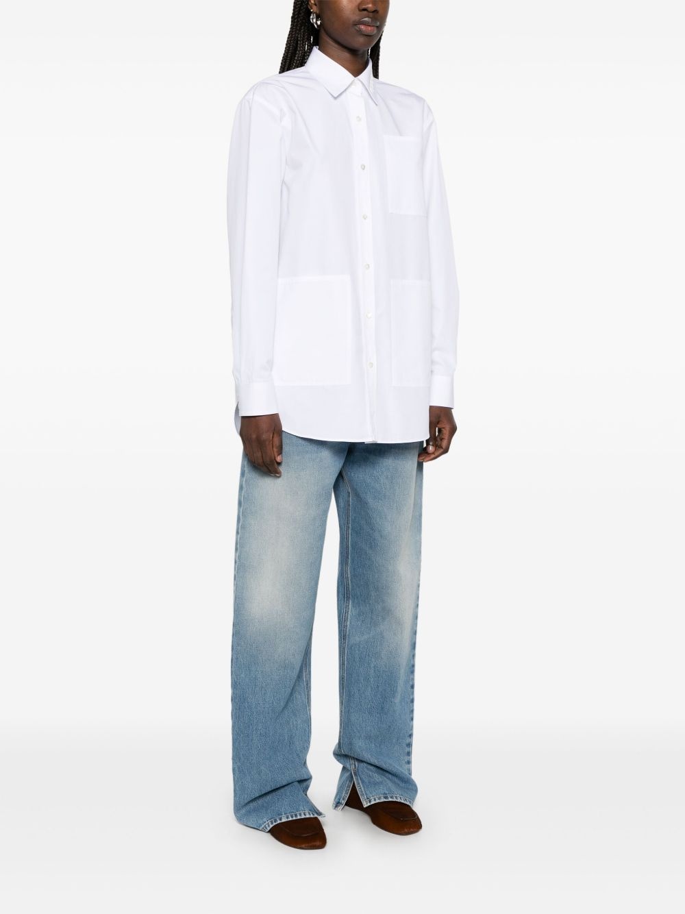 cotton poplin shirt - 3