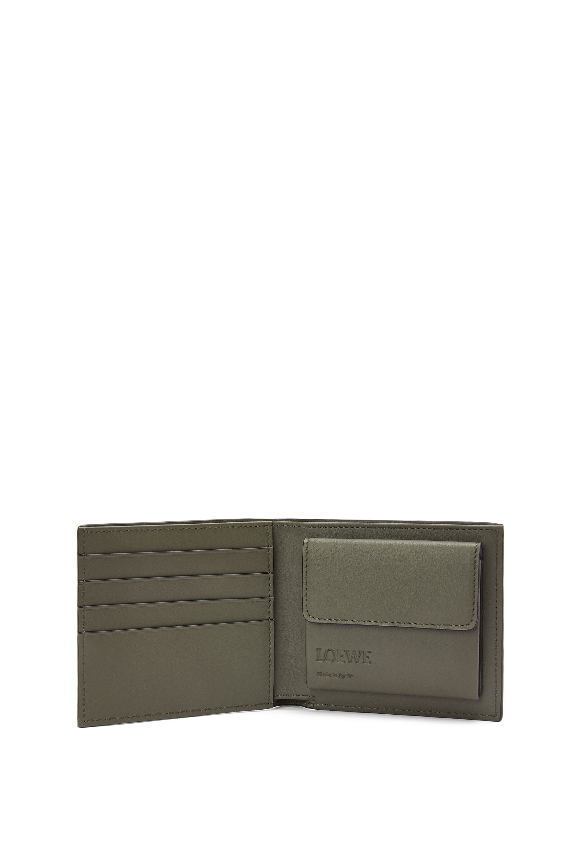 Bifold coin wallet in soft grained calfskin - 2