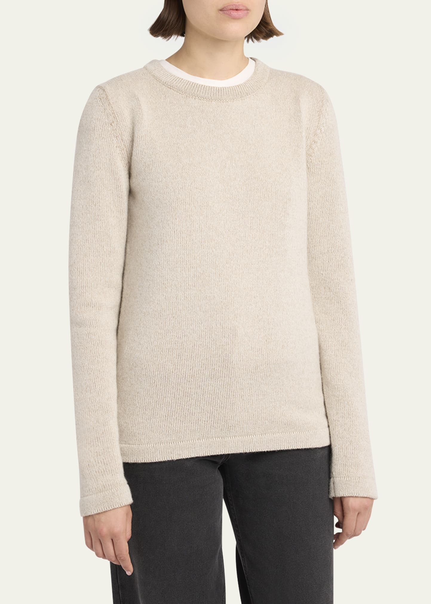 Lyse Cashmere Crewneck Sweater - 4