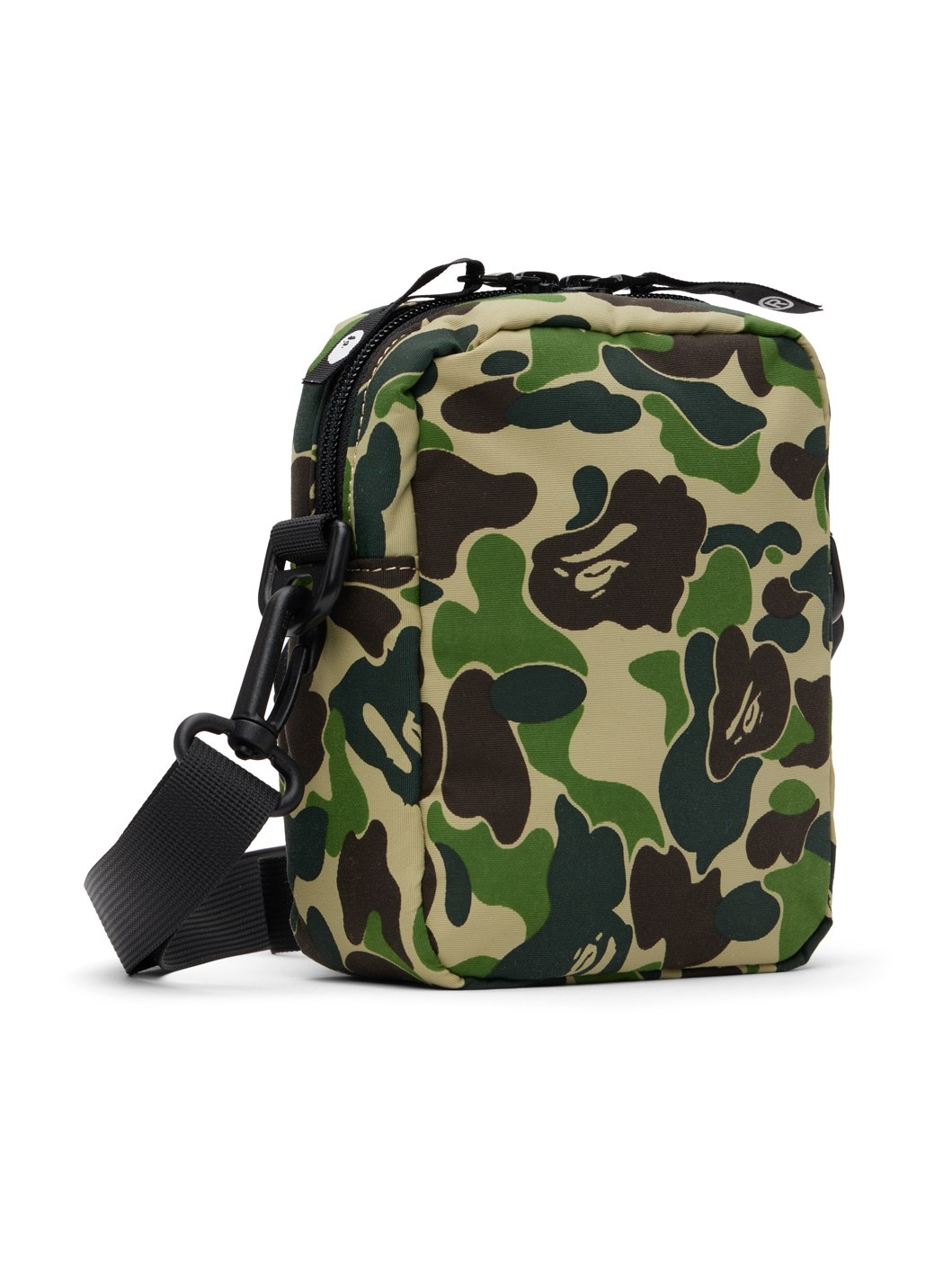 A BATHING APE® Green Mini ABC Camo Shark Bag | REVERSIBLE