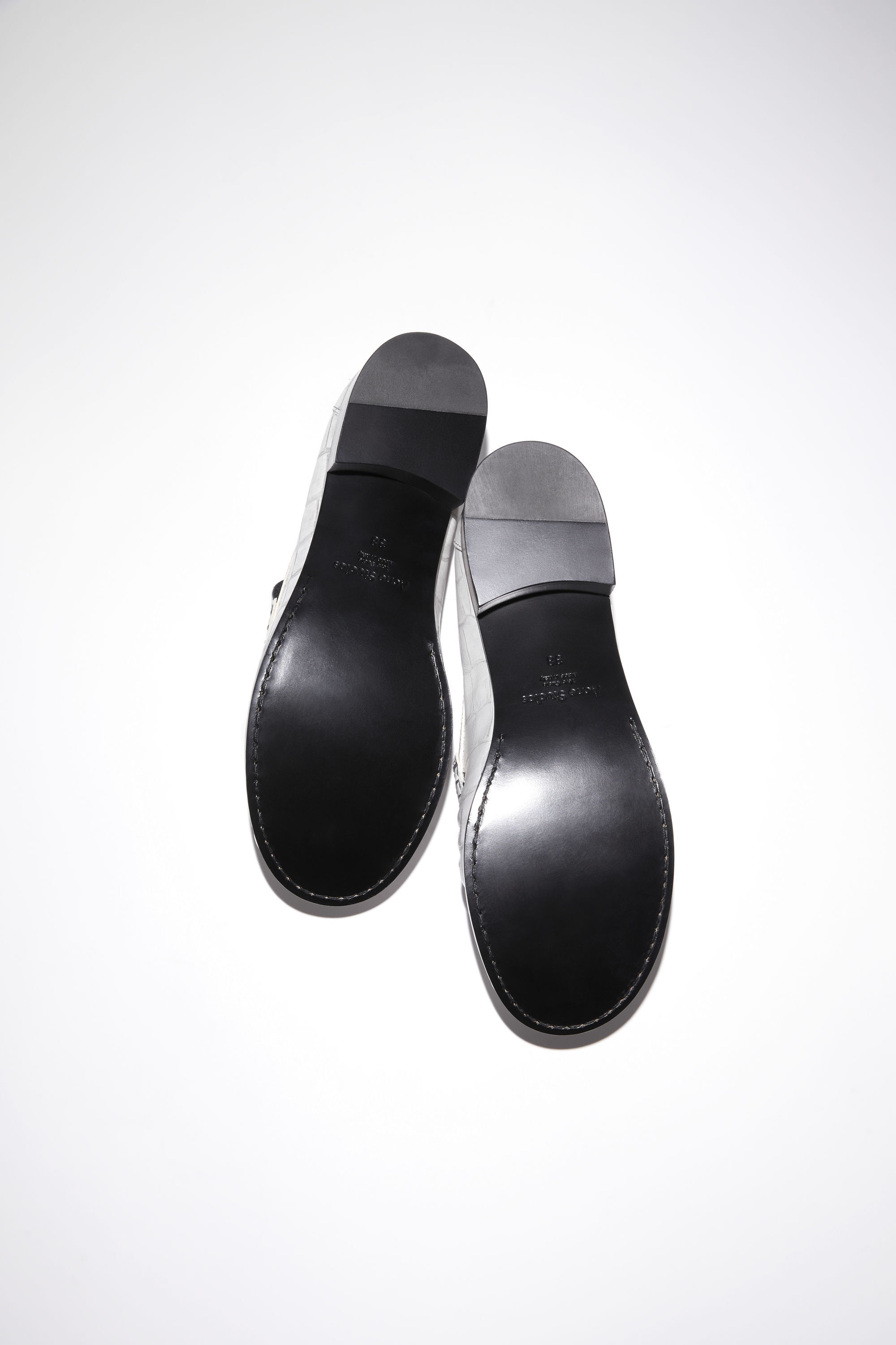 Leather loafers - Off white - 4