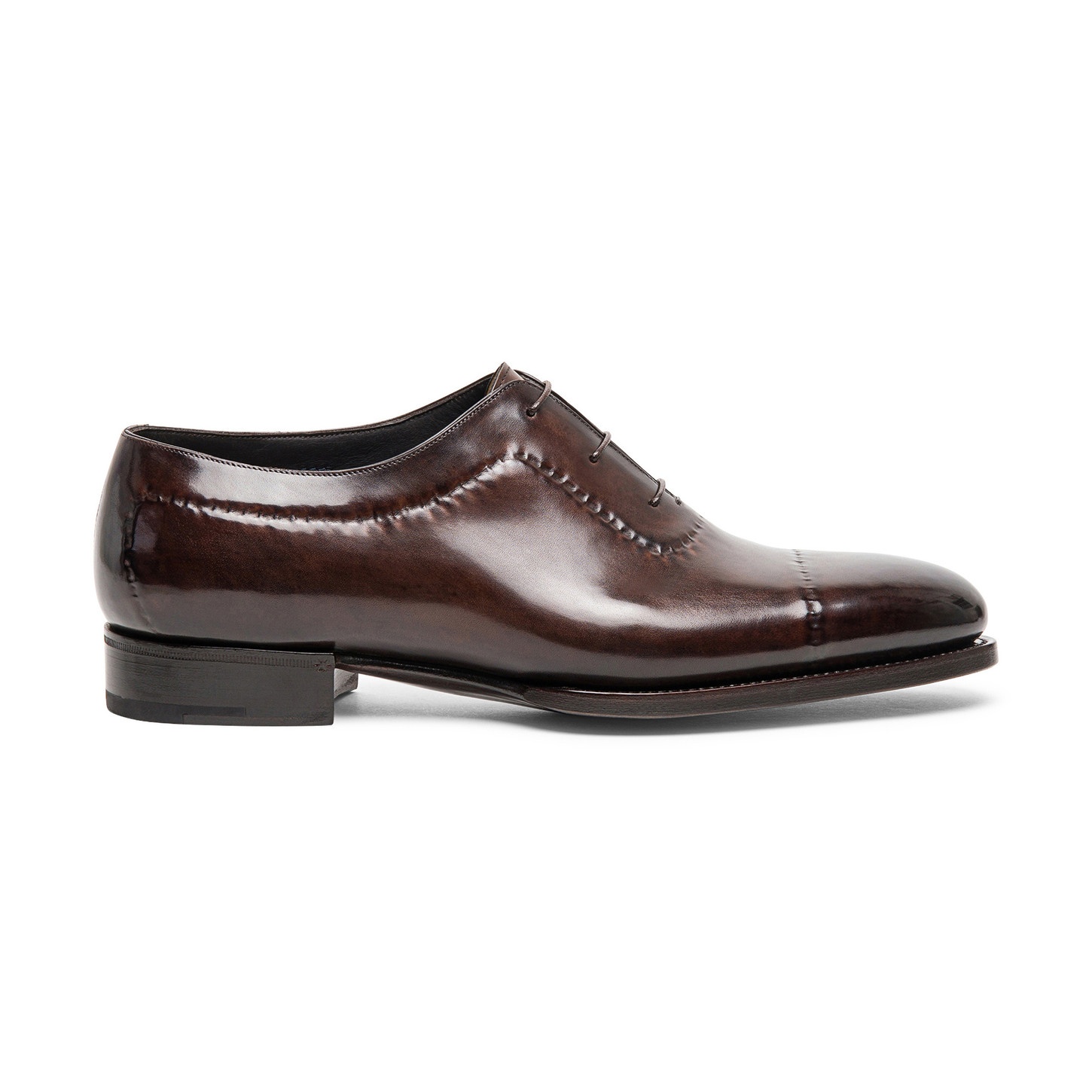 Men’s polished brown leather Limited Edition Oxford shoe - 1