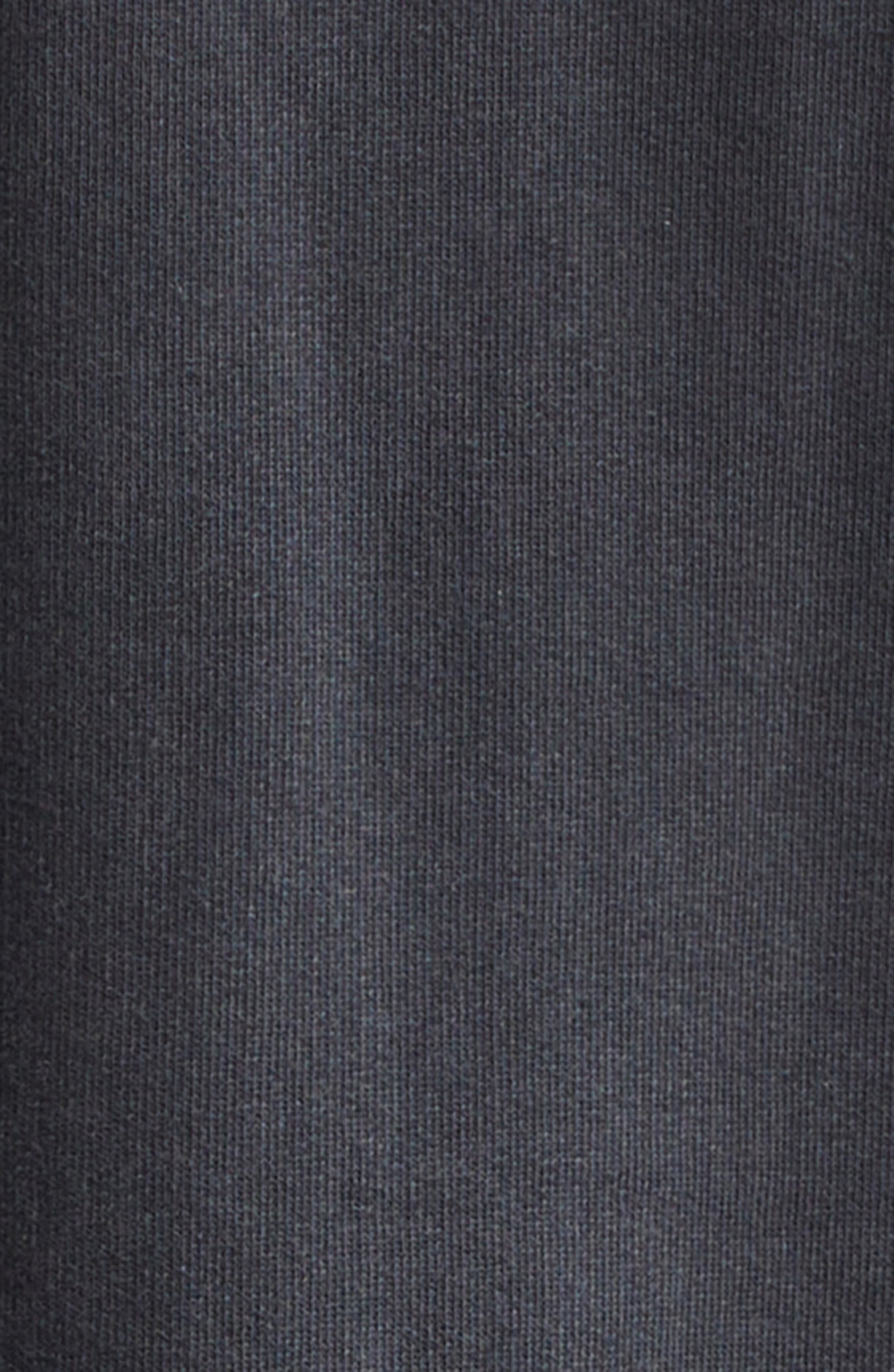 STOCKHOLM SURFBOARD CLUB Ace Embroidered Logo Organic Cotton Zip Hoodie in Black at Nordstrom - 6