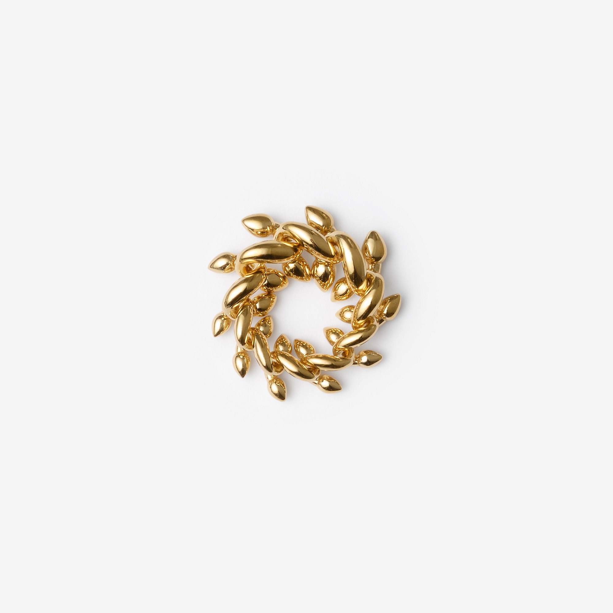 Gold-plated Spear Chain Ring - 1