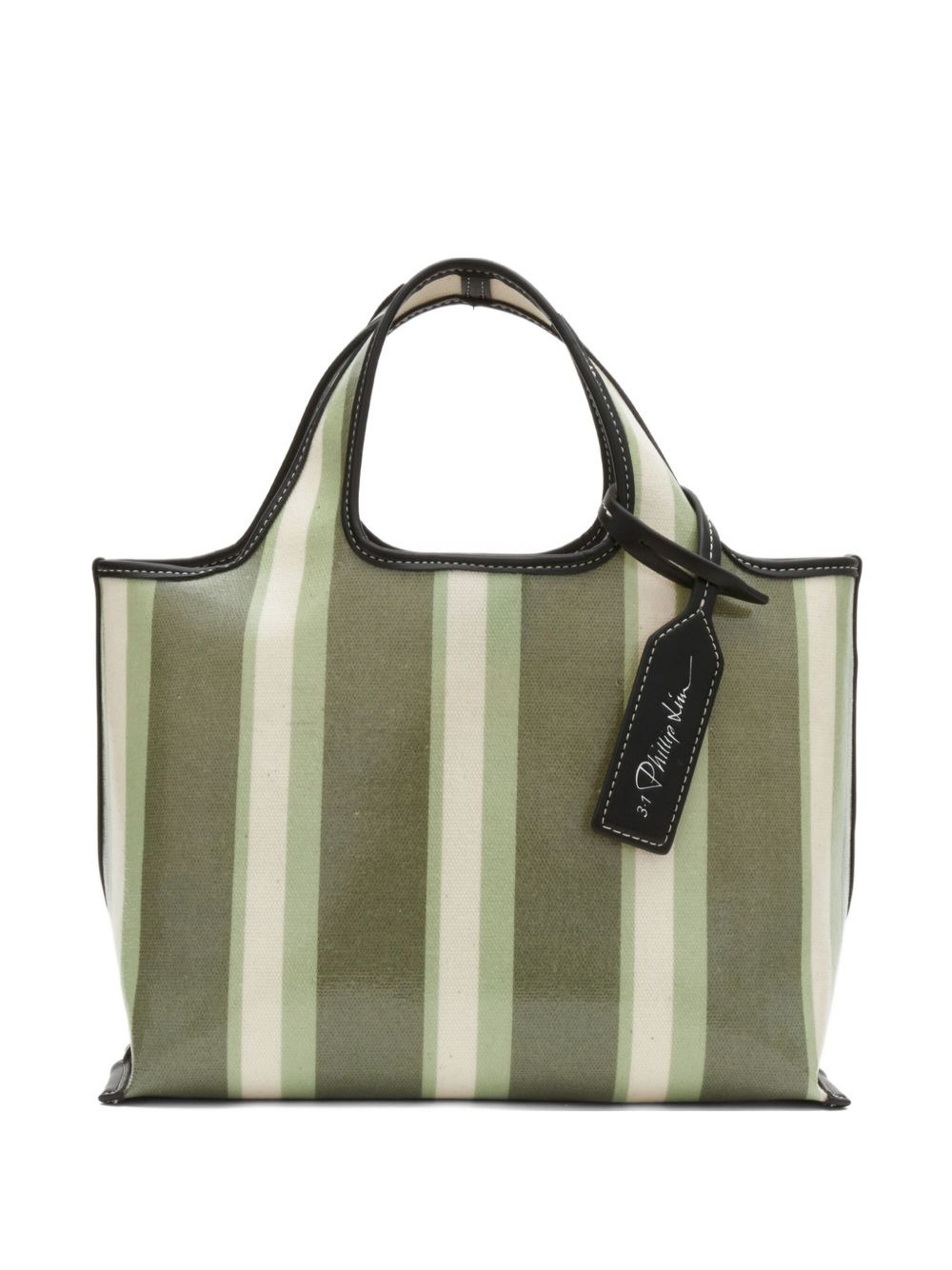 mini Market stripe tote bag - 1