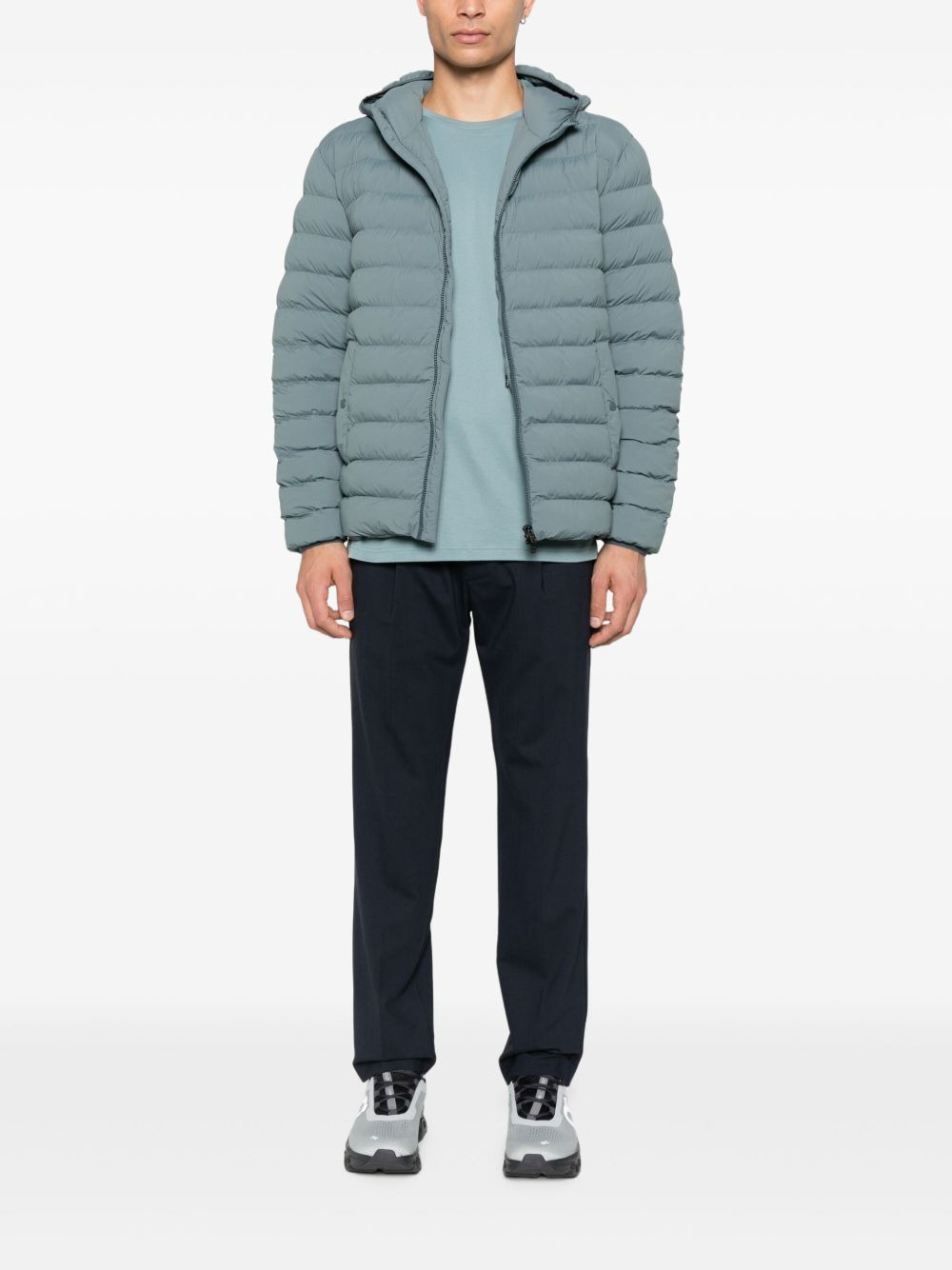 hooded padded jacket - 2