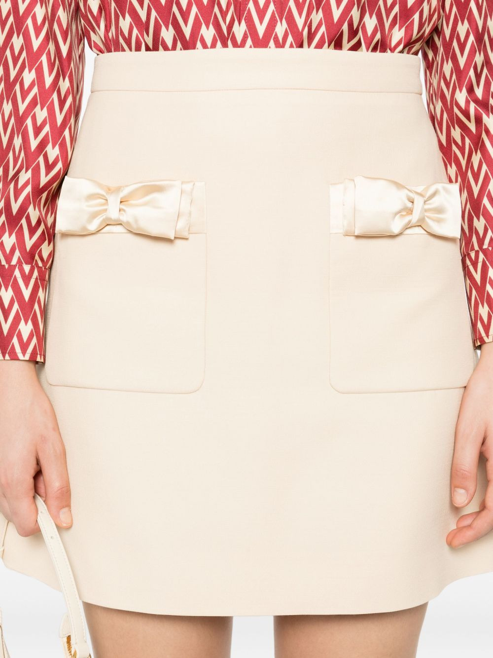 bow-pocket mini skirt - 5