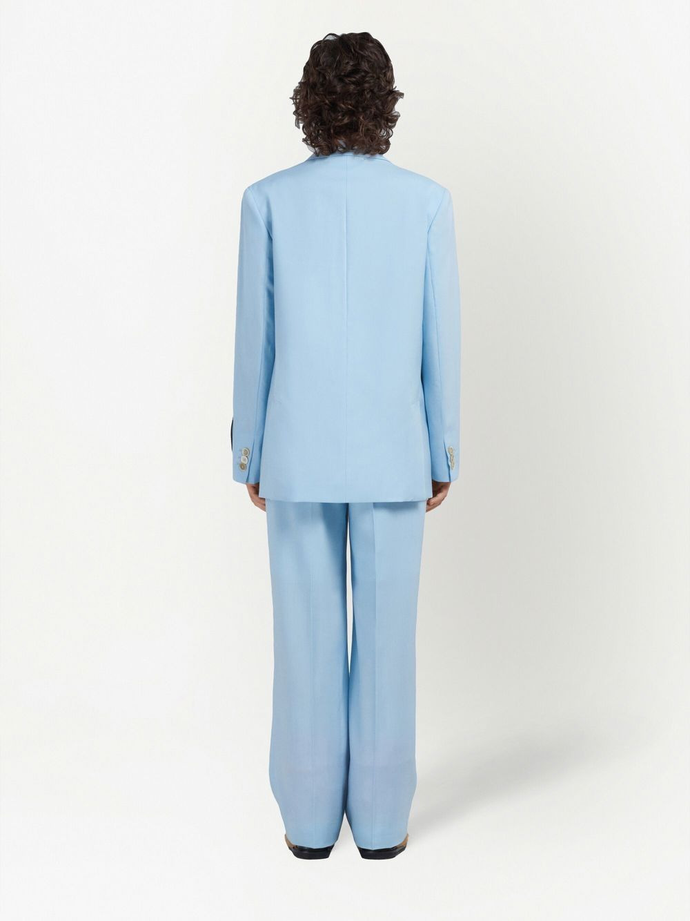 wide-leg tailored trousers - 4