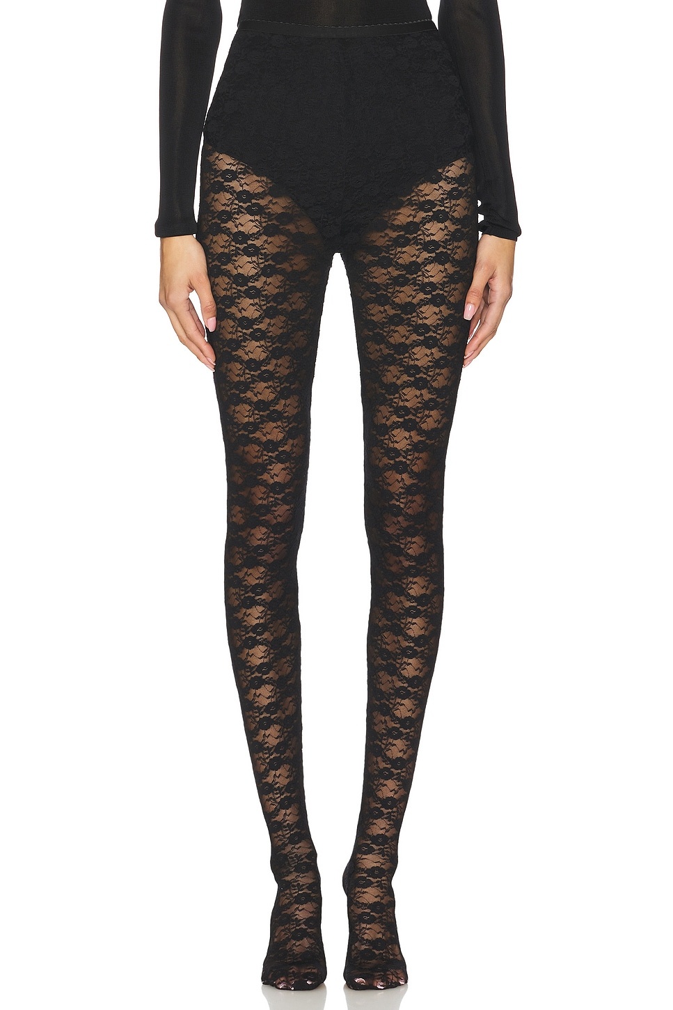 x Christopher Kane Lace Tights - 1
