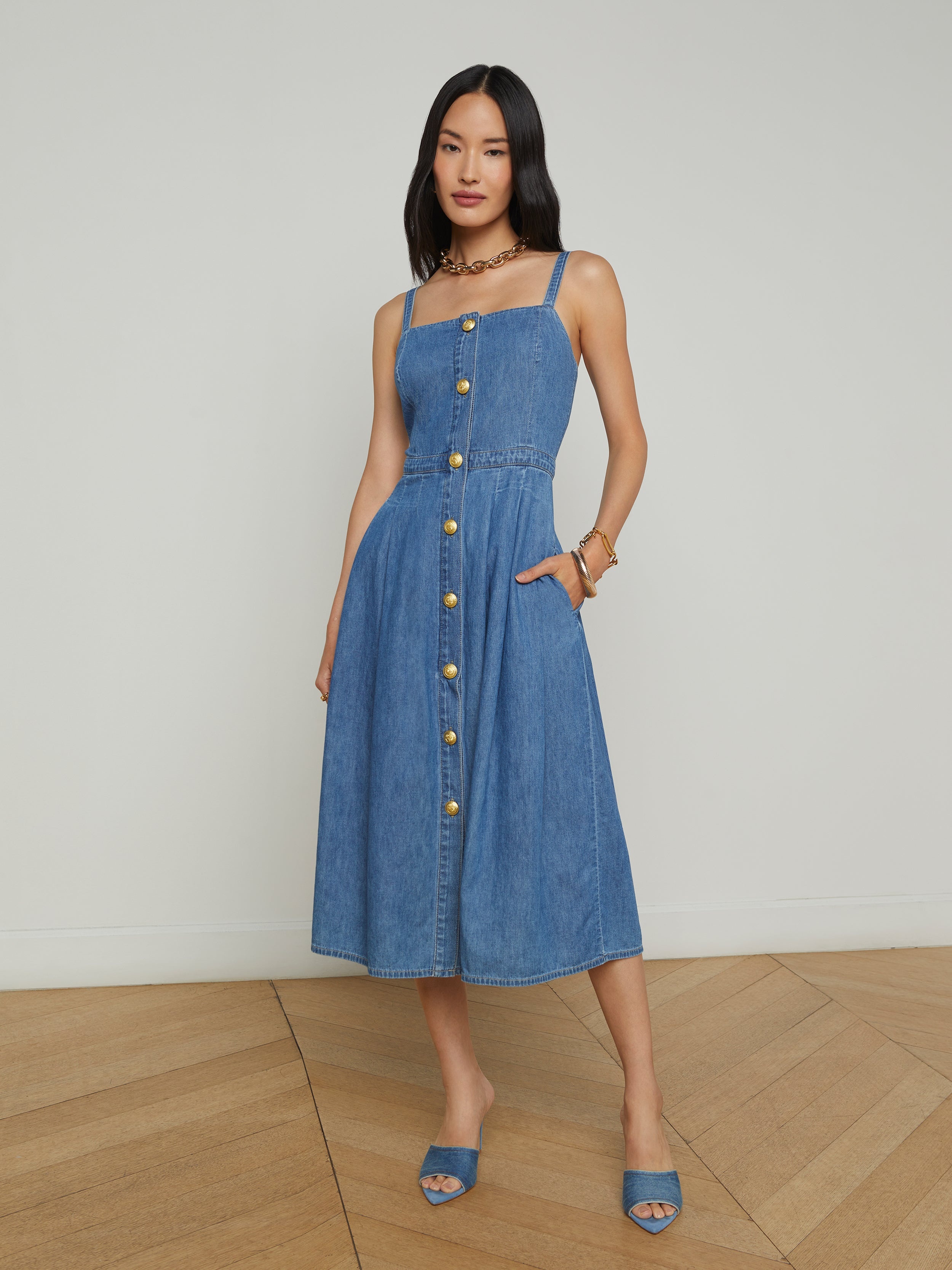 Esmeralda Chambray Dress - 2