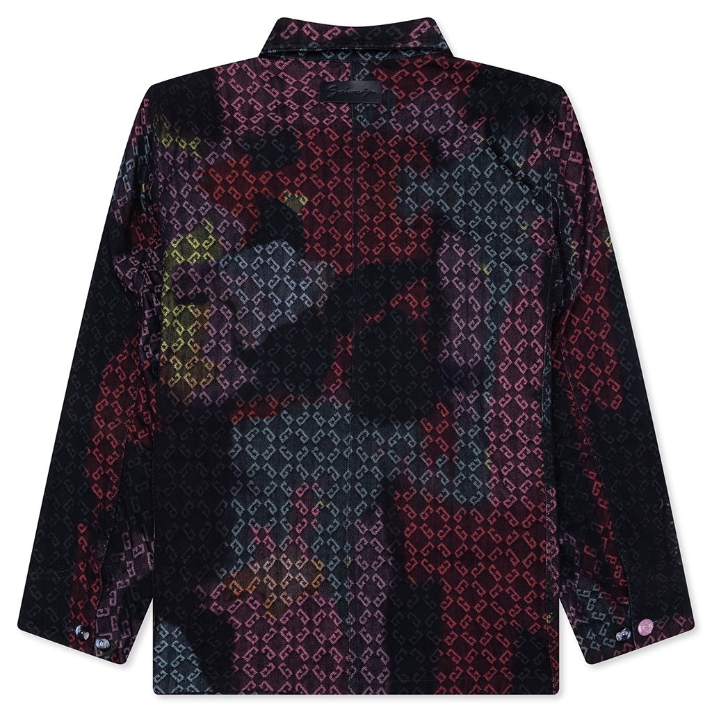 DENIM MONOGRAM 72 WORKWEAR JACKET - MULTICOLORED - 2