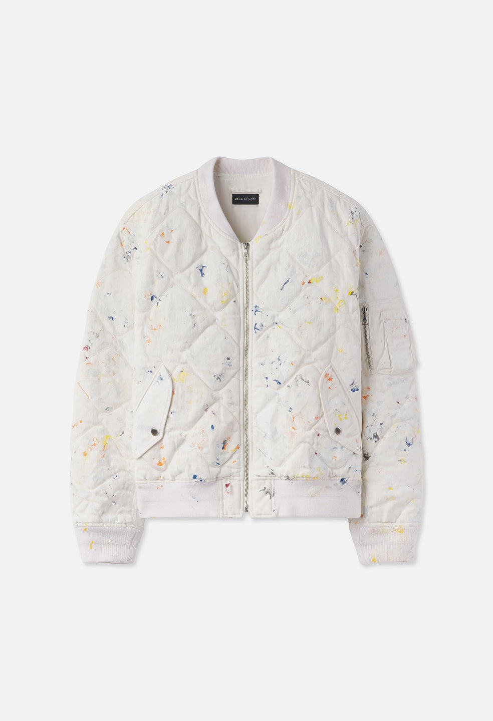 QUILTED BOMBER JACKET - 1