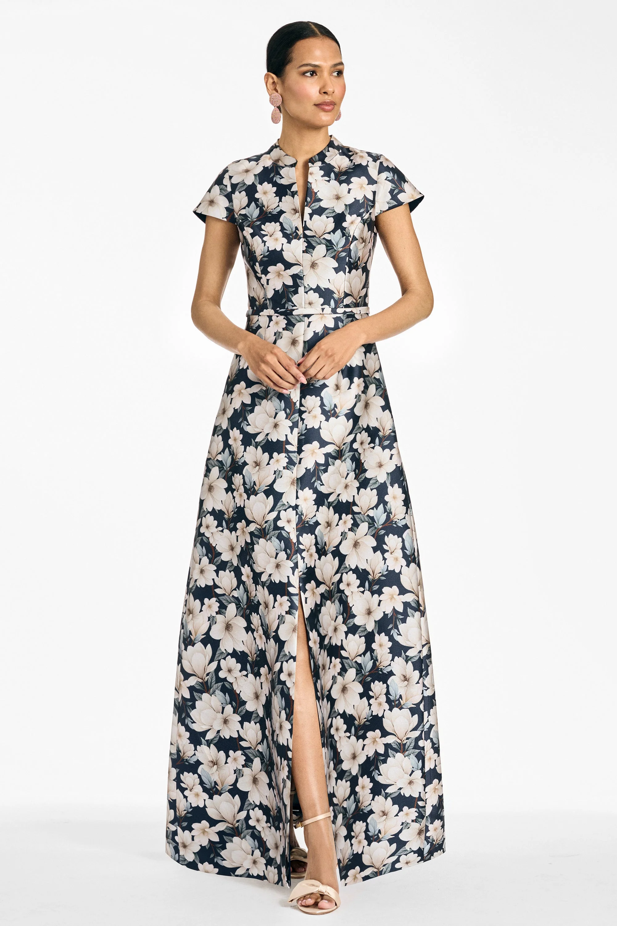 CHARLOTTE GOWN - MIDNIGHT MAGNOLIA - 1