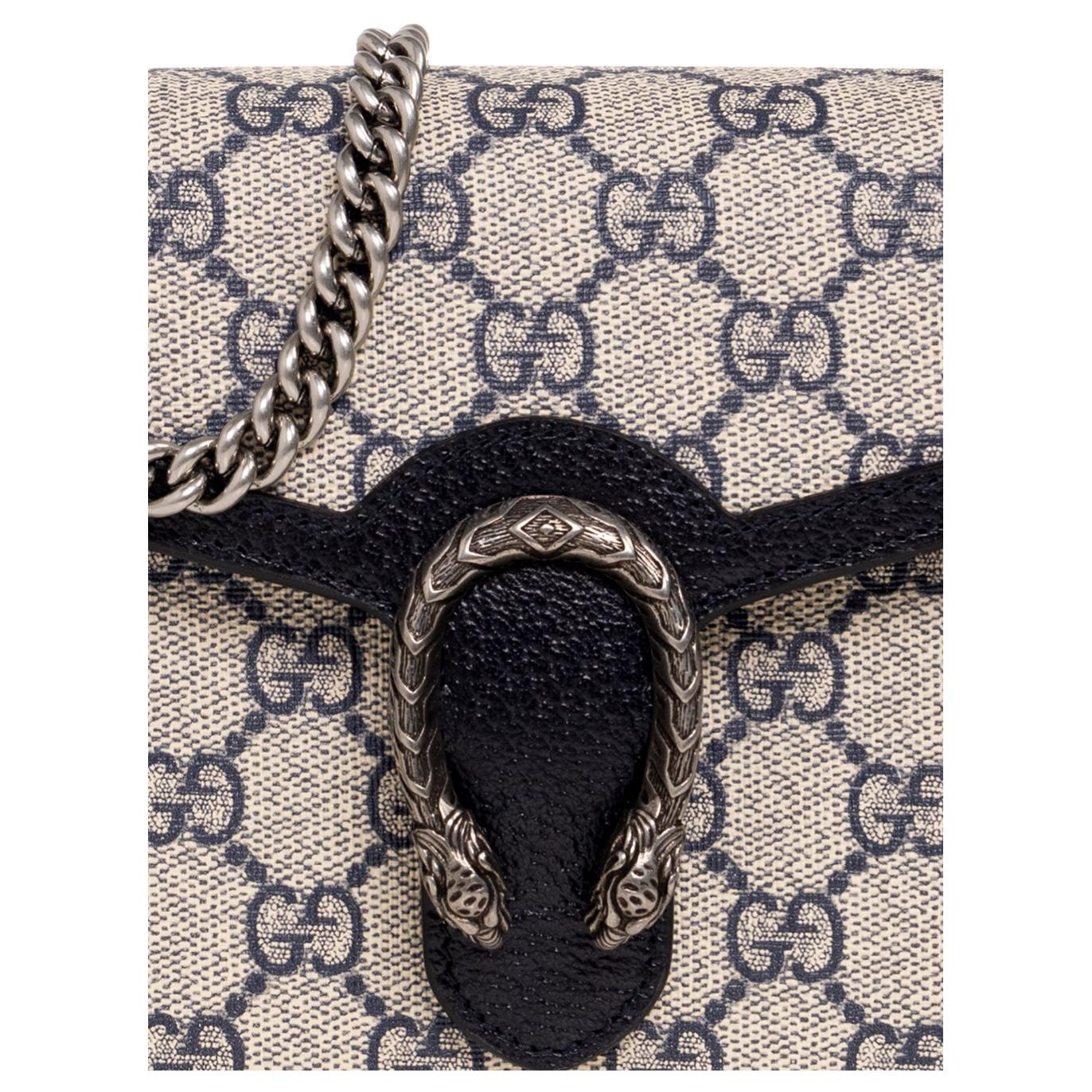 (WMNS) Gucci Dionysus GG Mini Chain Wallet 'Beige Blue' 401231-K9GSN-4075 - 5