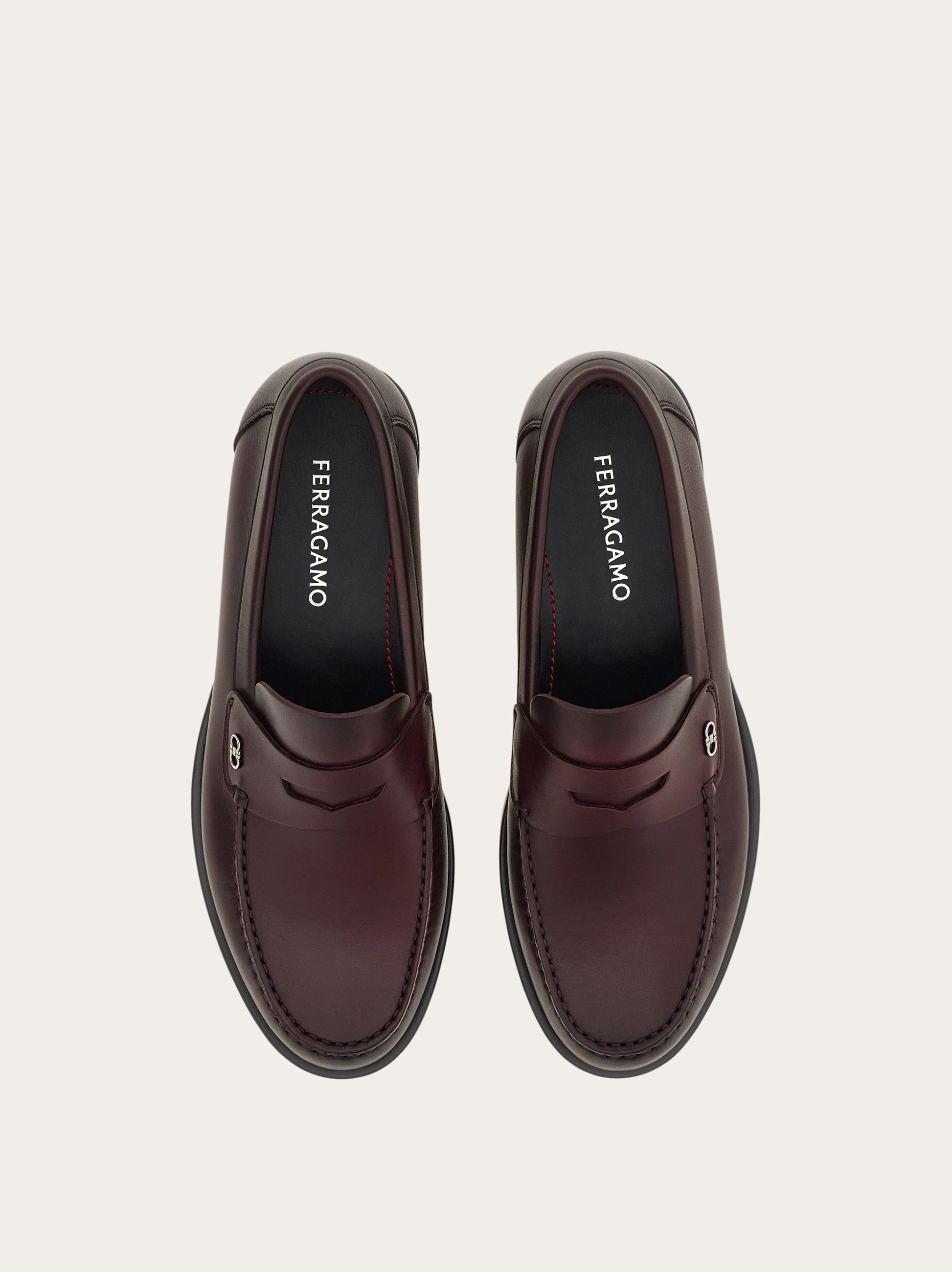 Penny loafer with Gancini ornament - 2