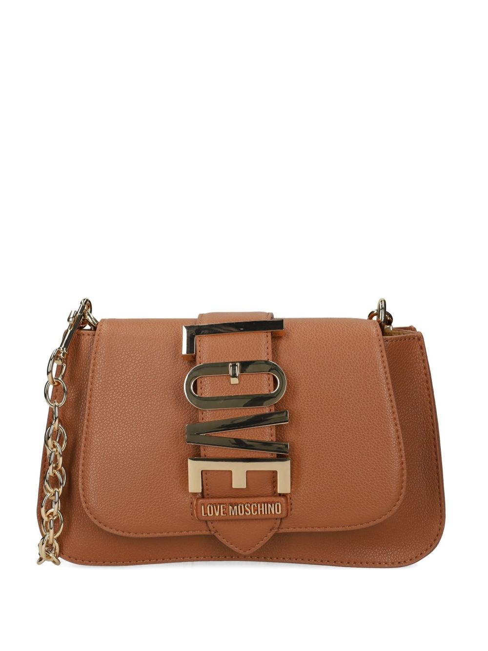 logo-plaque cross body bag - 1