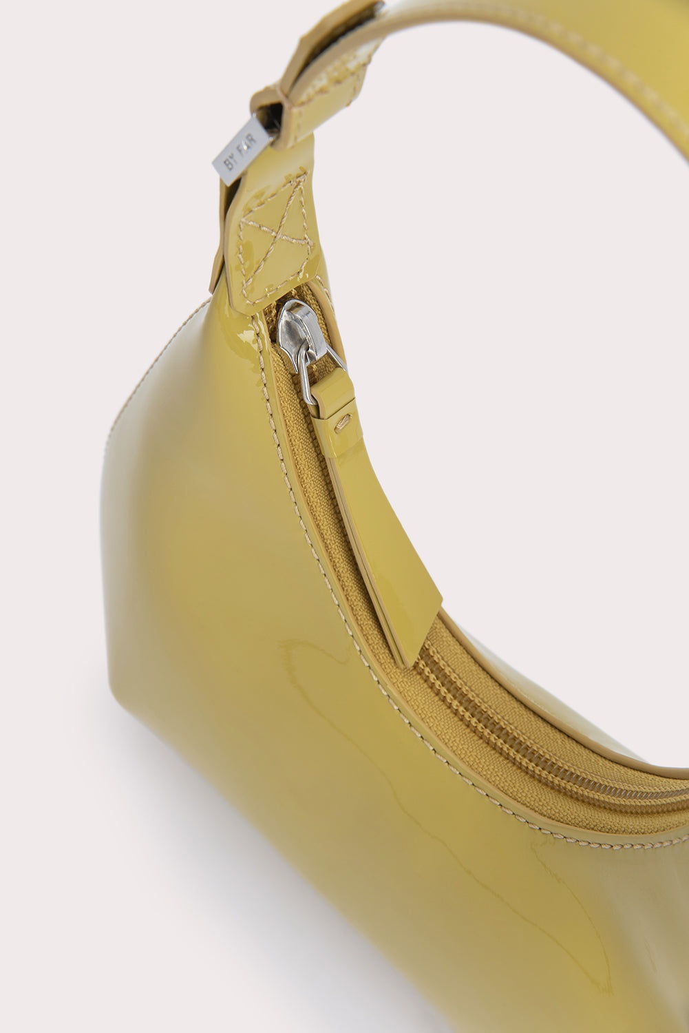 BY FAR Baby Amber Pear Patent Leather | REVERSIBLE